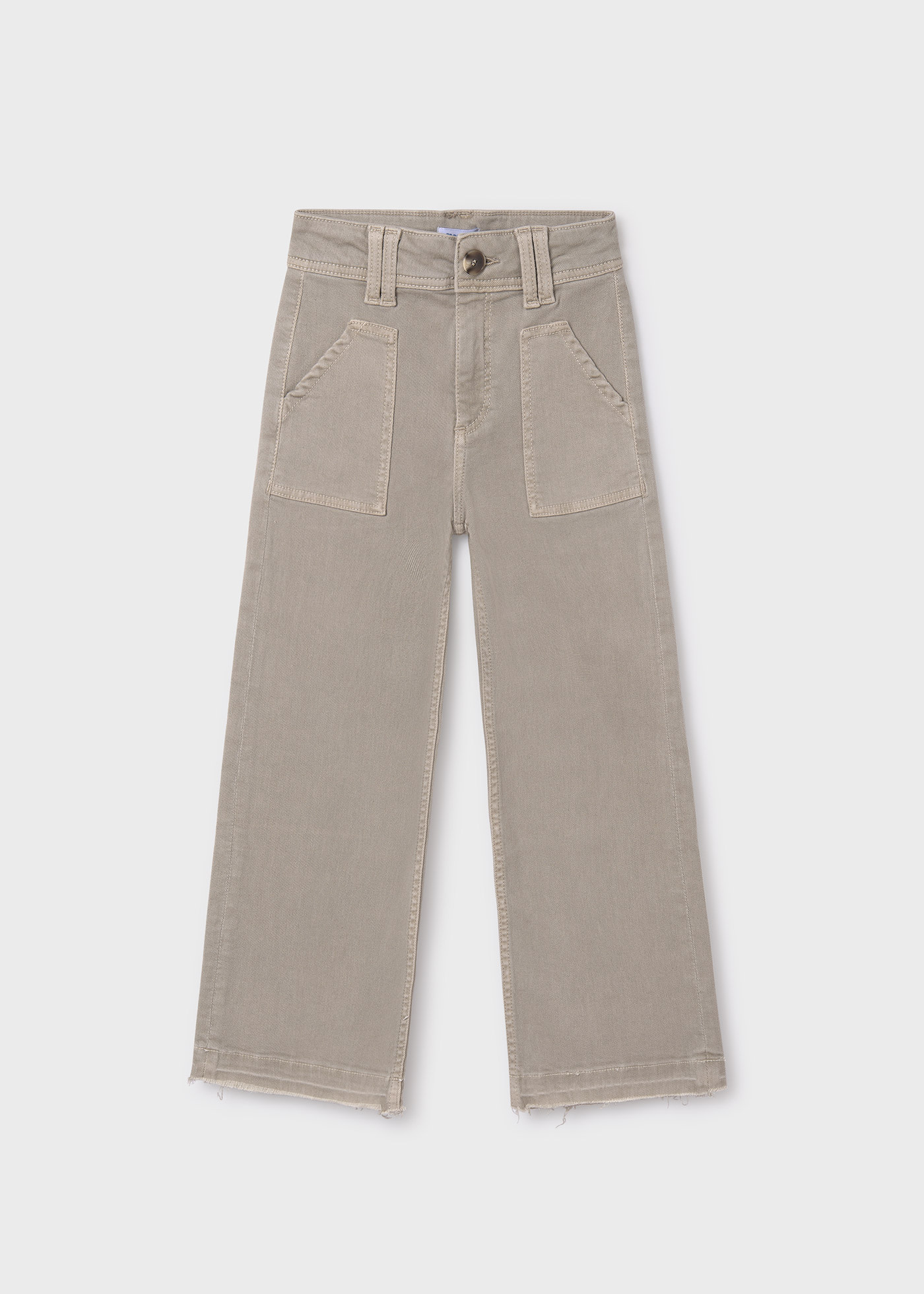 Girl Flared Twill Pants