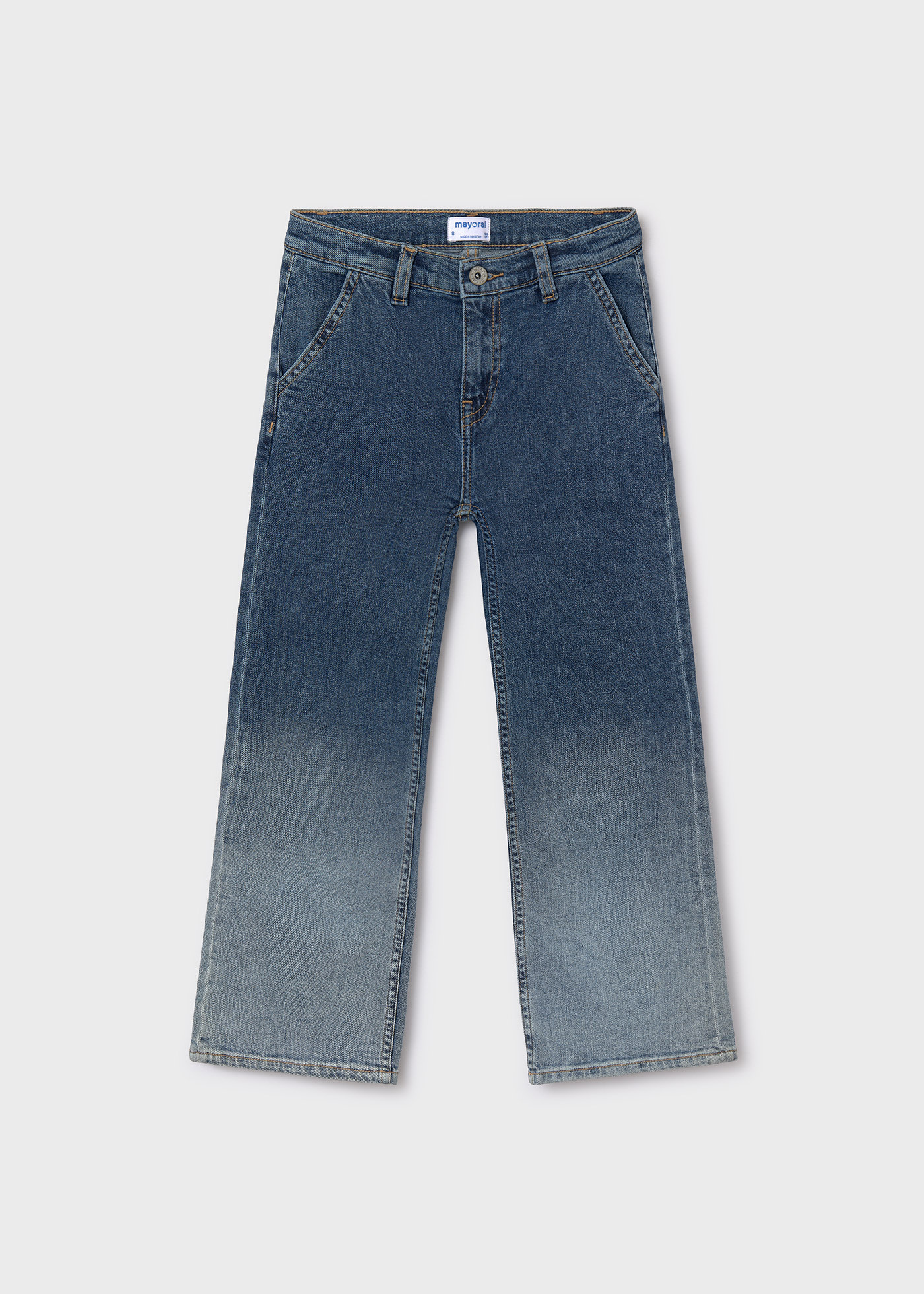Color gradient jeans girls