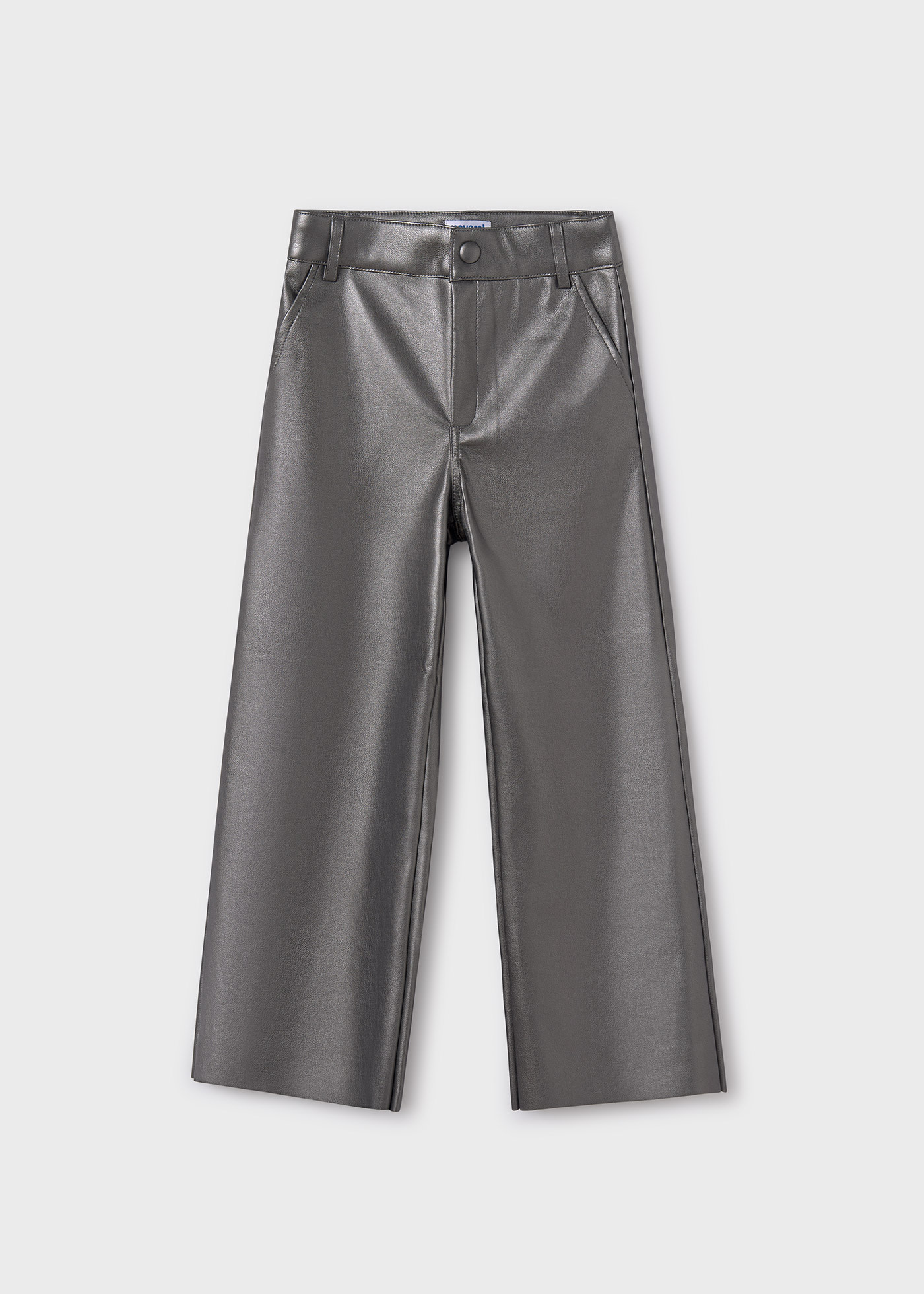 Girl Faux Leather Flared Pants