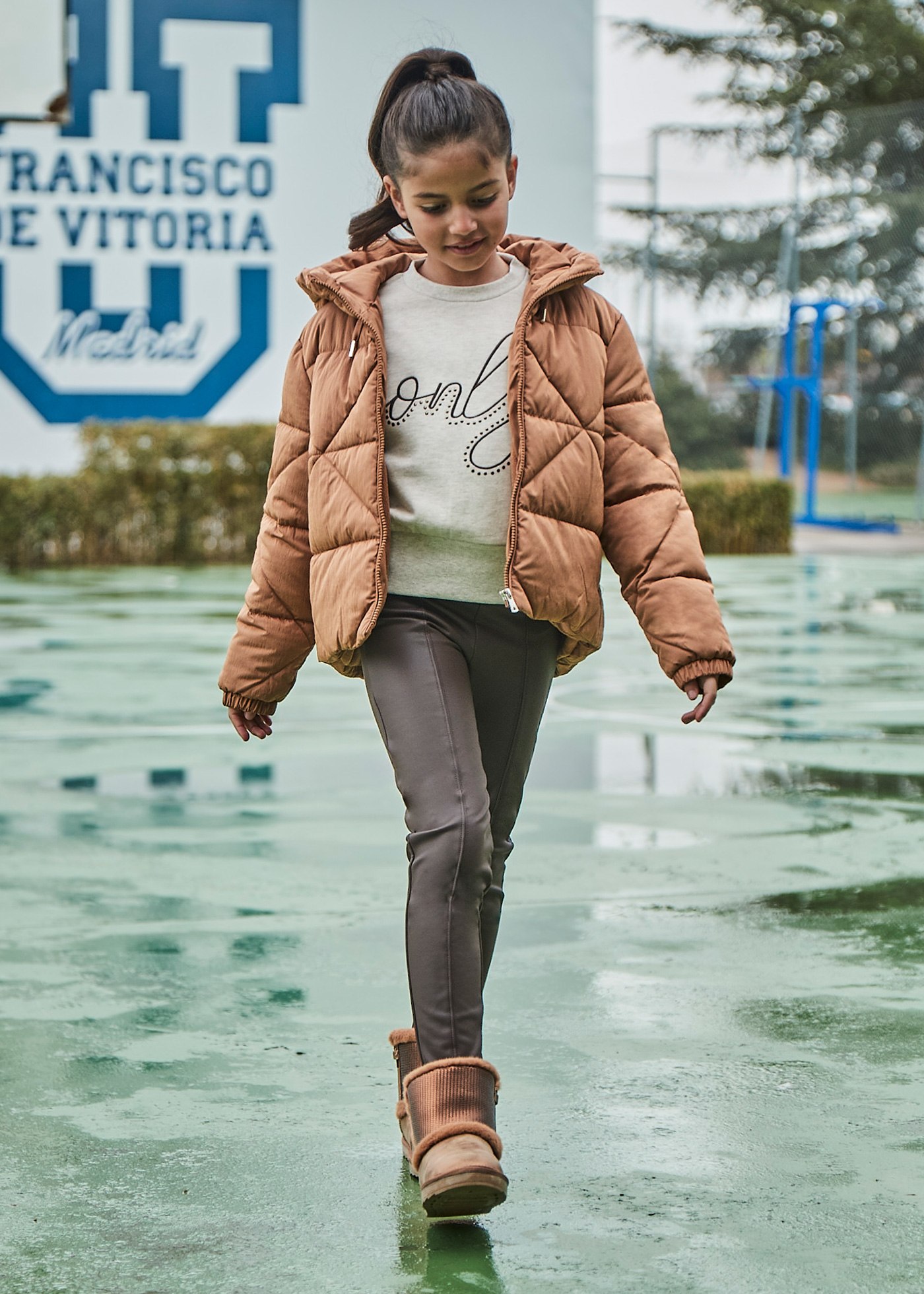 Leggings Kunstleder Teenager Mädchen