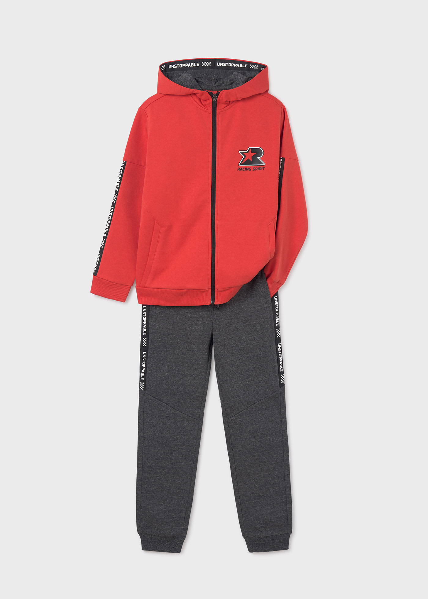 Boy 2 Piece Text Tracksuit