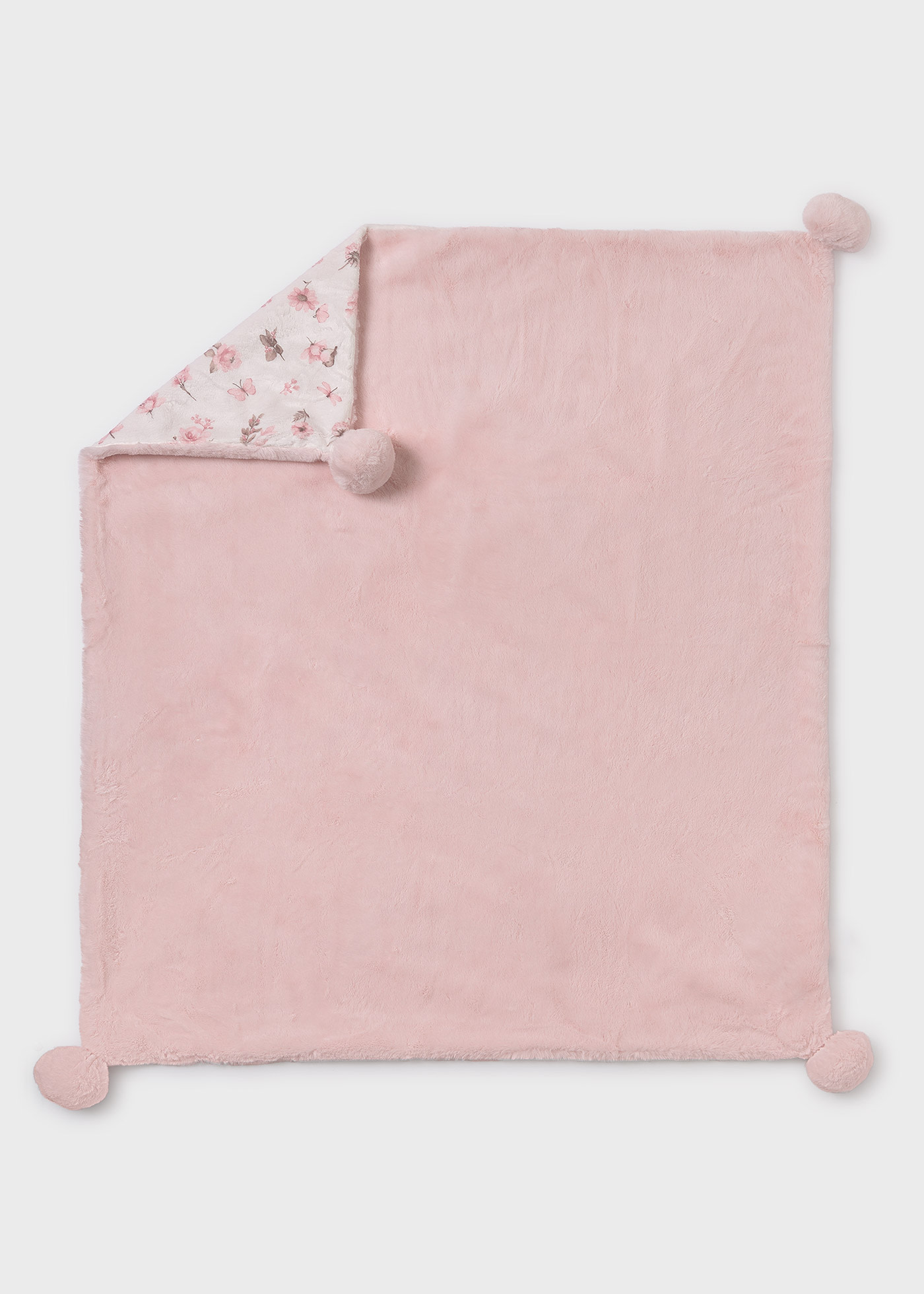 Copertina pompon  neonato