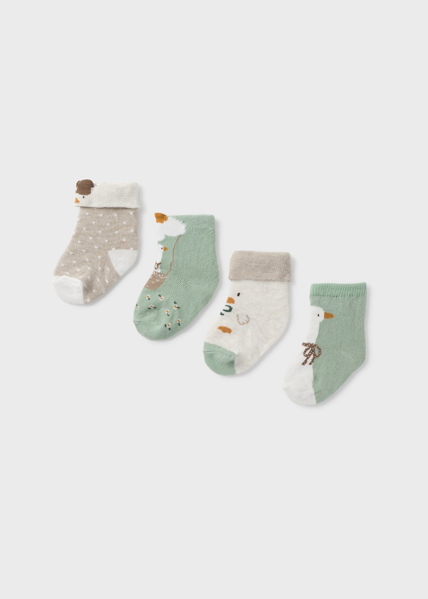 Set 4 chaussettes oie nouveau-né