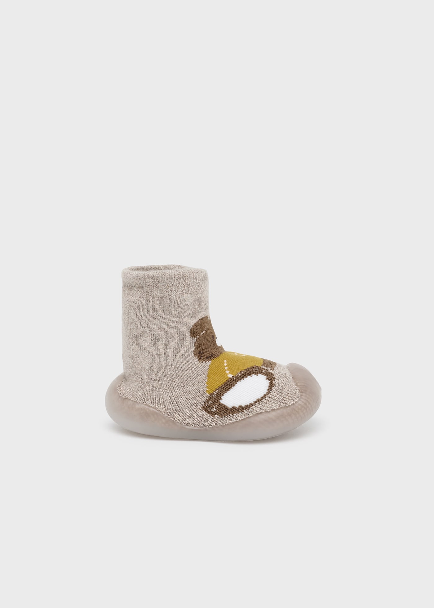 Newborn Boy Non-Slip Bear Socks