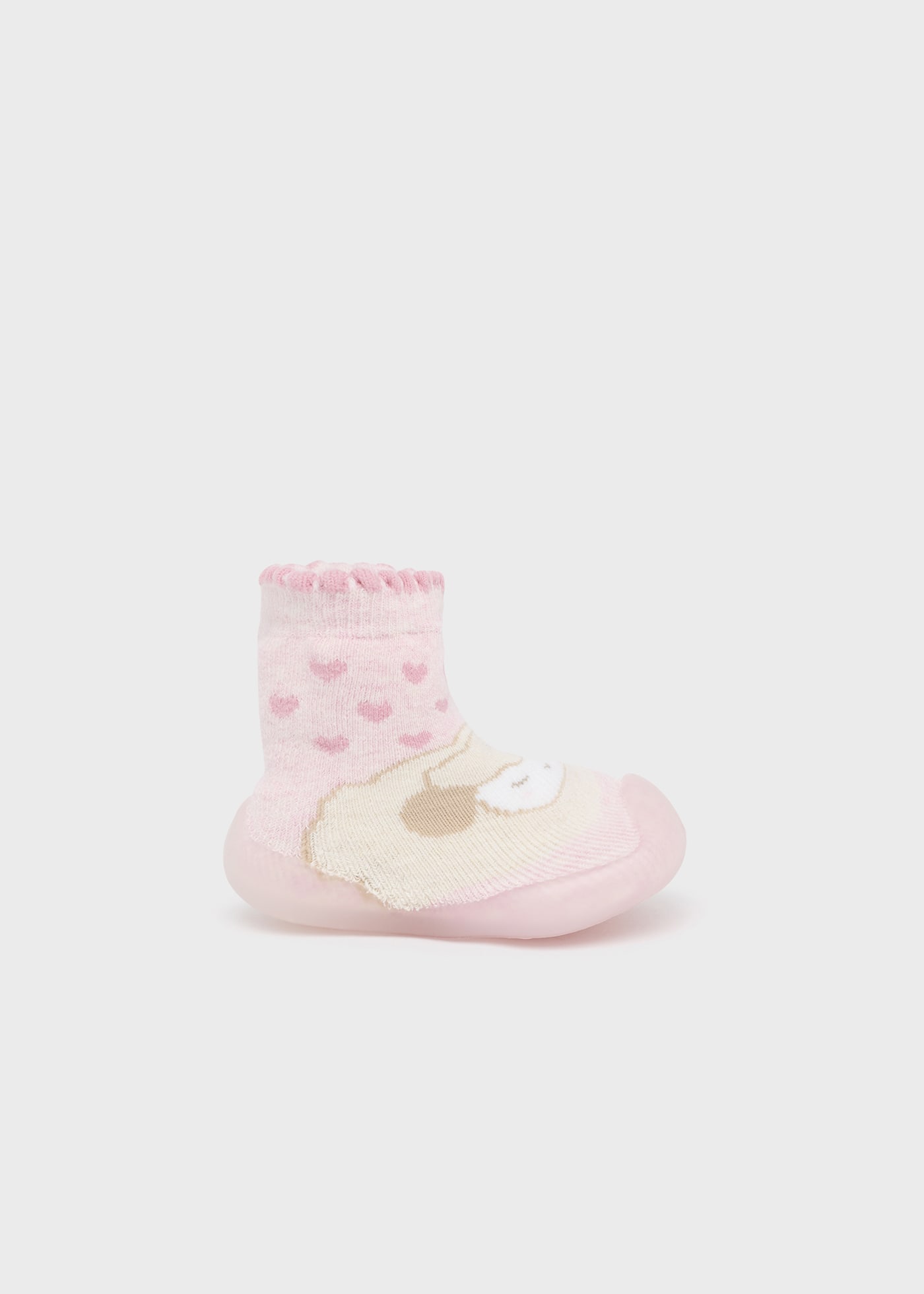 Meia sola silicone recém nascido