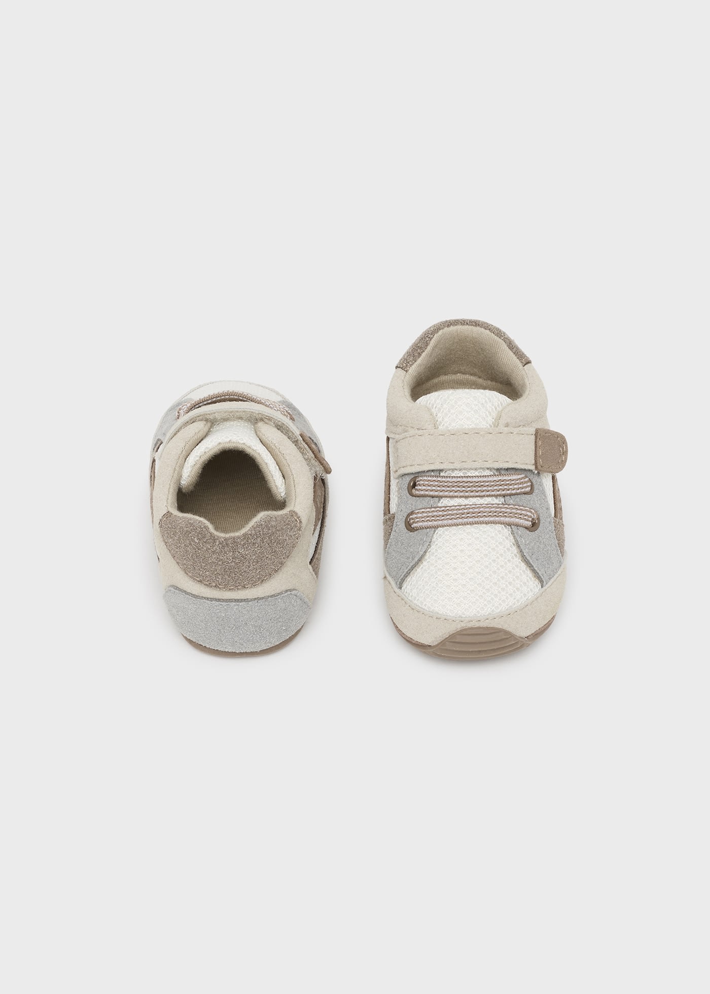 Newborn Boy Rubber Sole Trainers