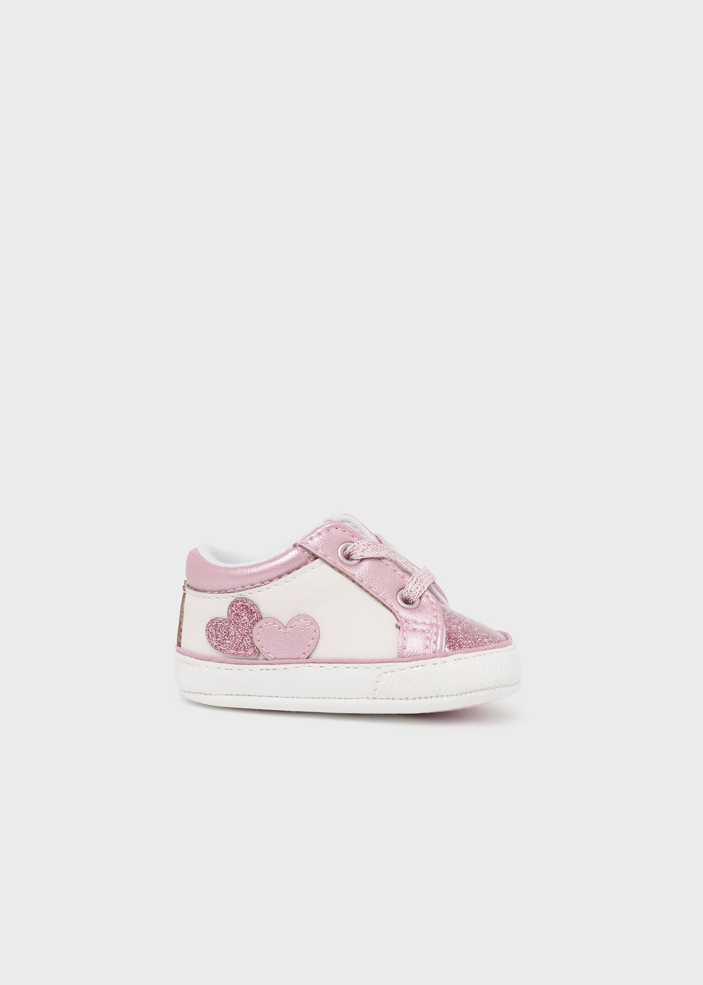 Newborn Girl Glitter Sneakers