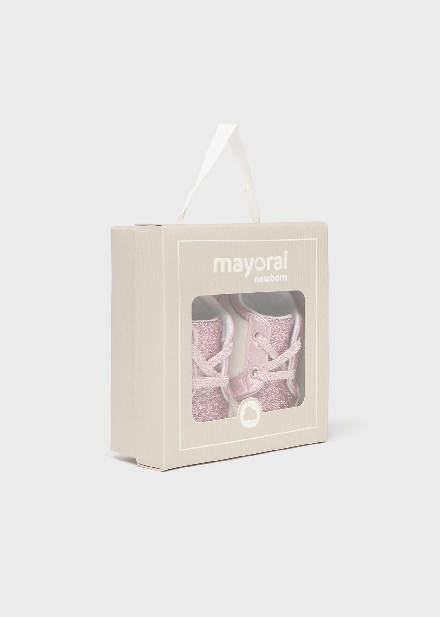 Newborn Girl Glitter Sneakers