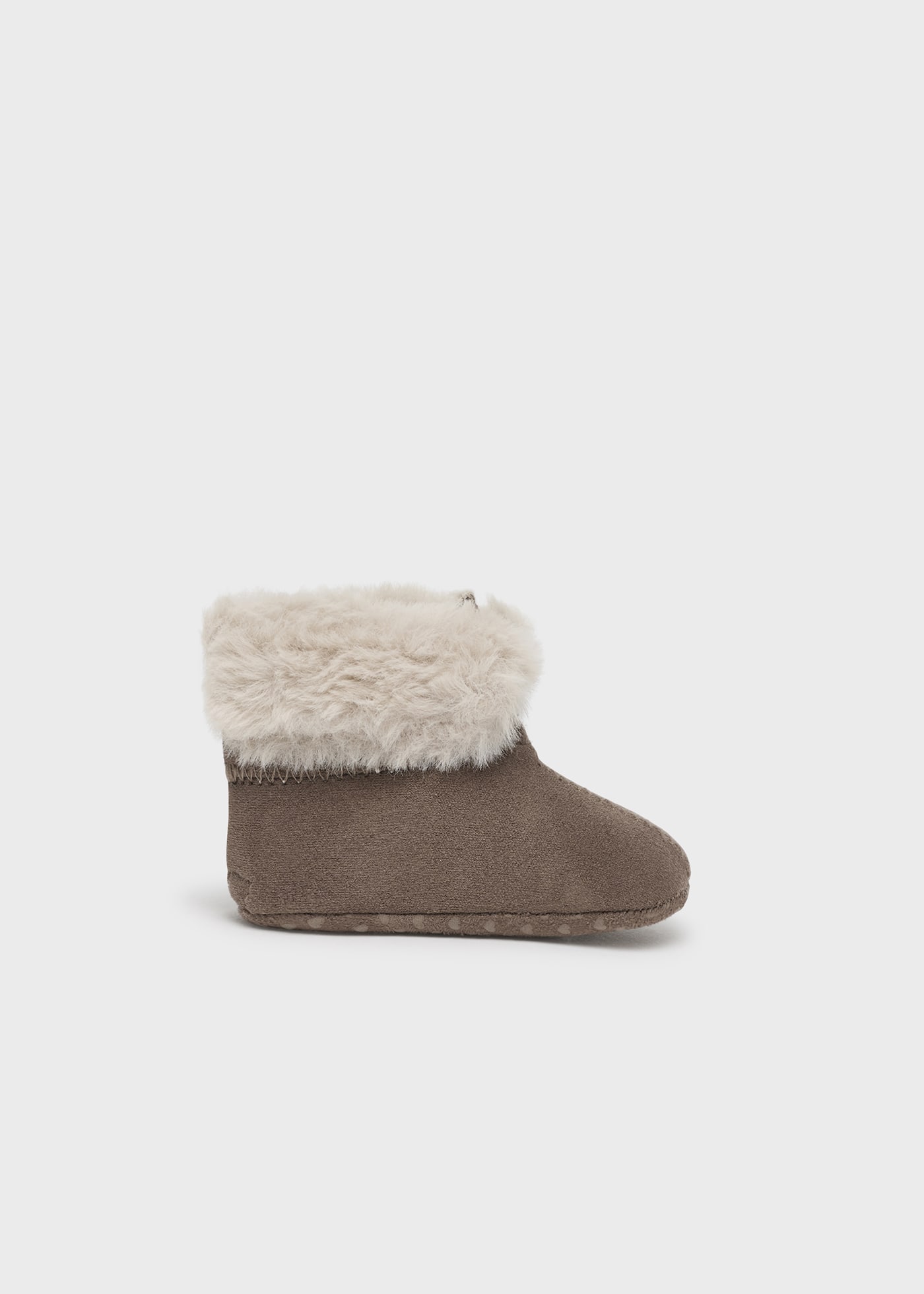 Newborn Girl Fur Ankle Boots