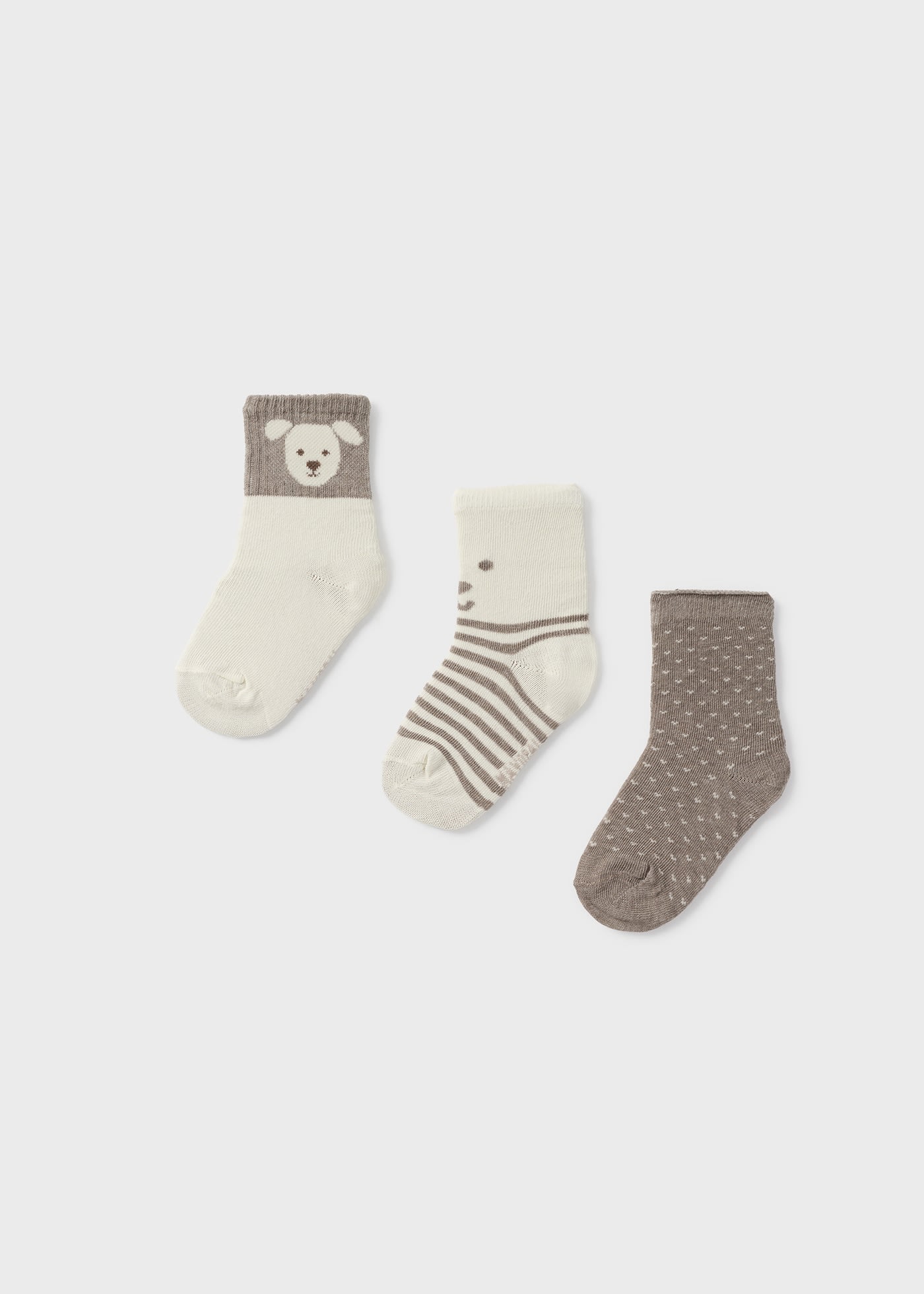 3 pack socks dogs print for baby Mole melange | Mayoral ®