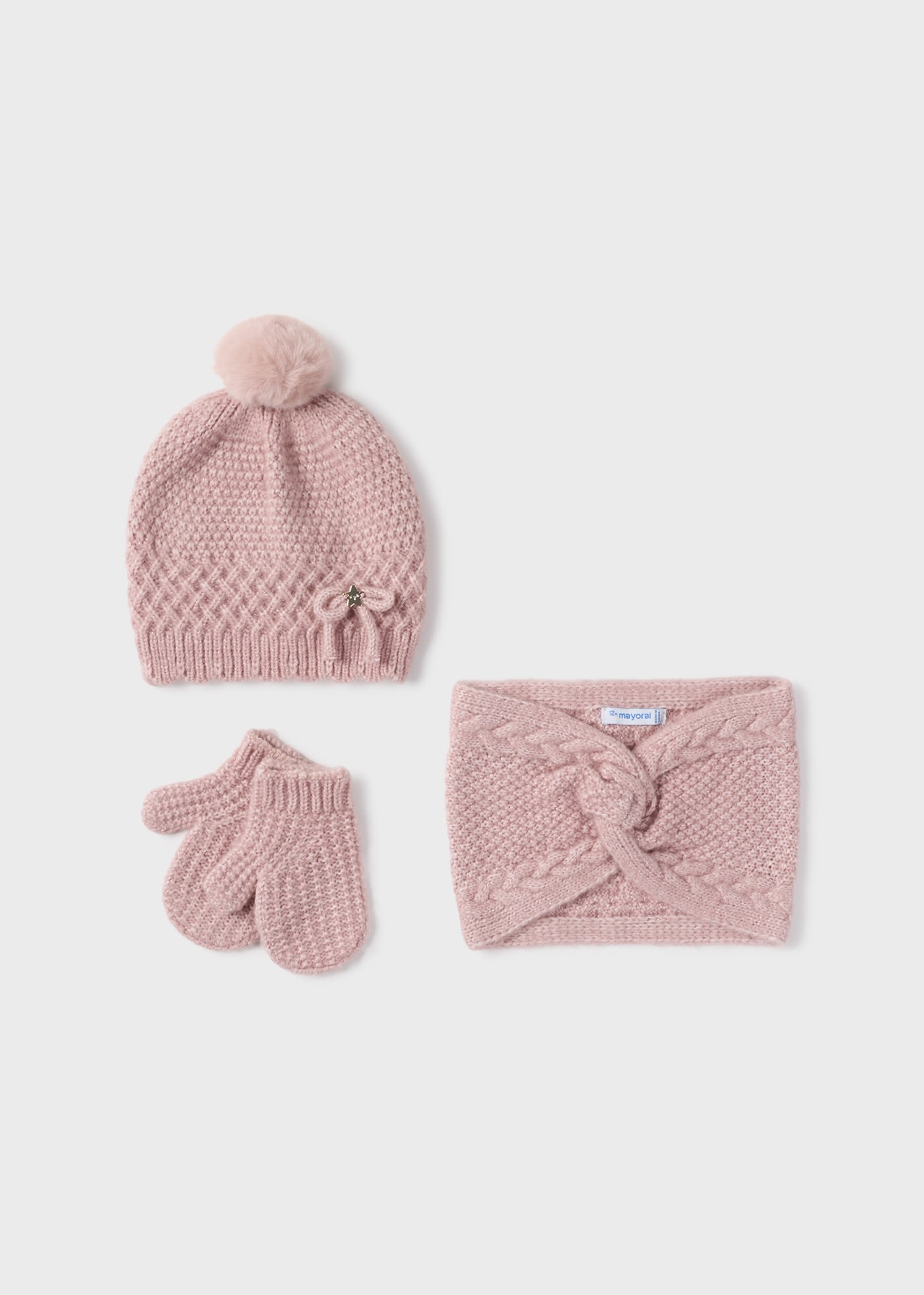 Baby 3 Piece Hat and Scarf Set