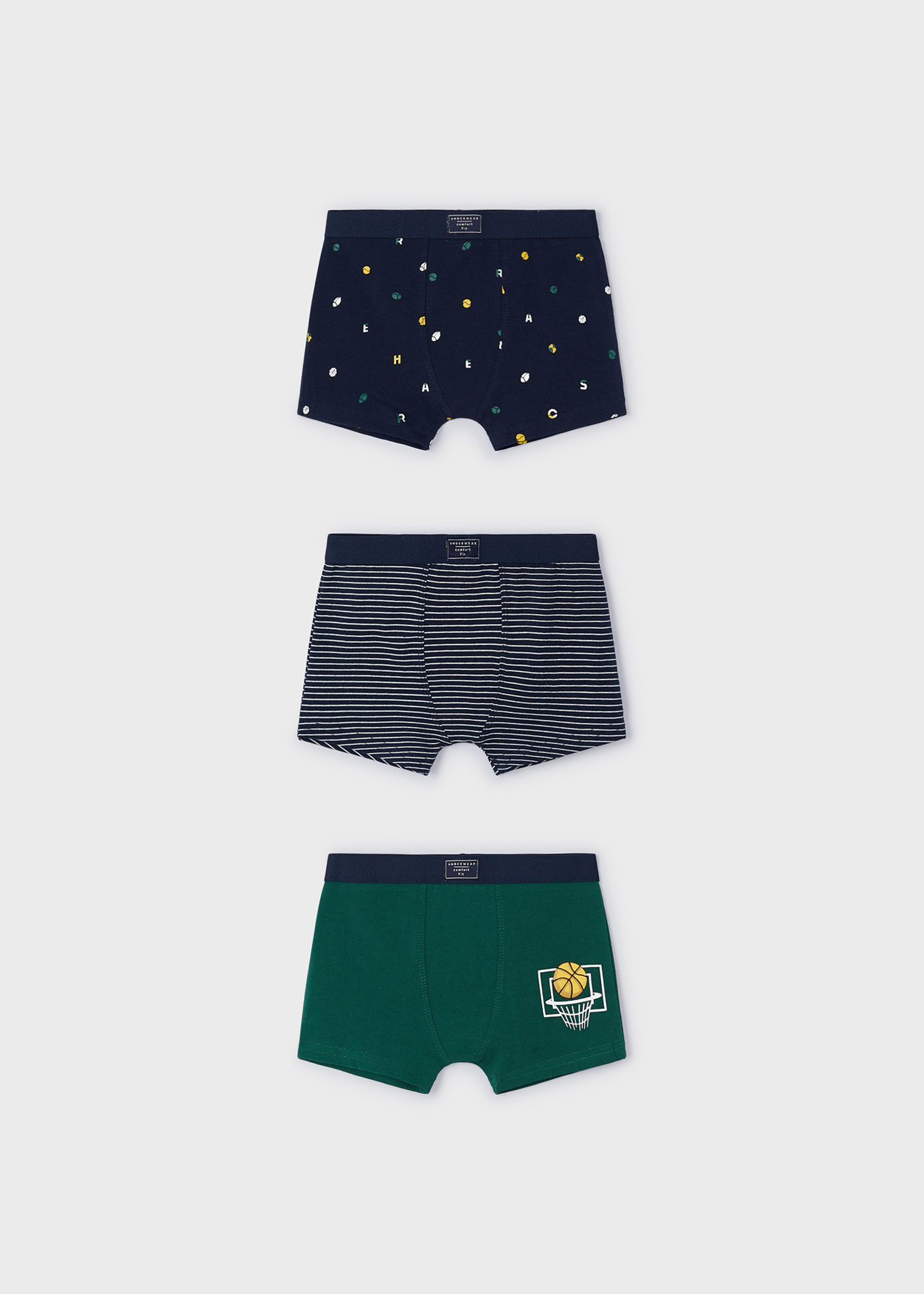 Boy Set of 3 Boxers