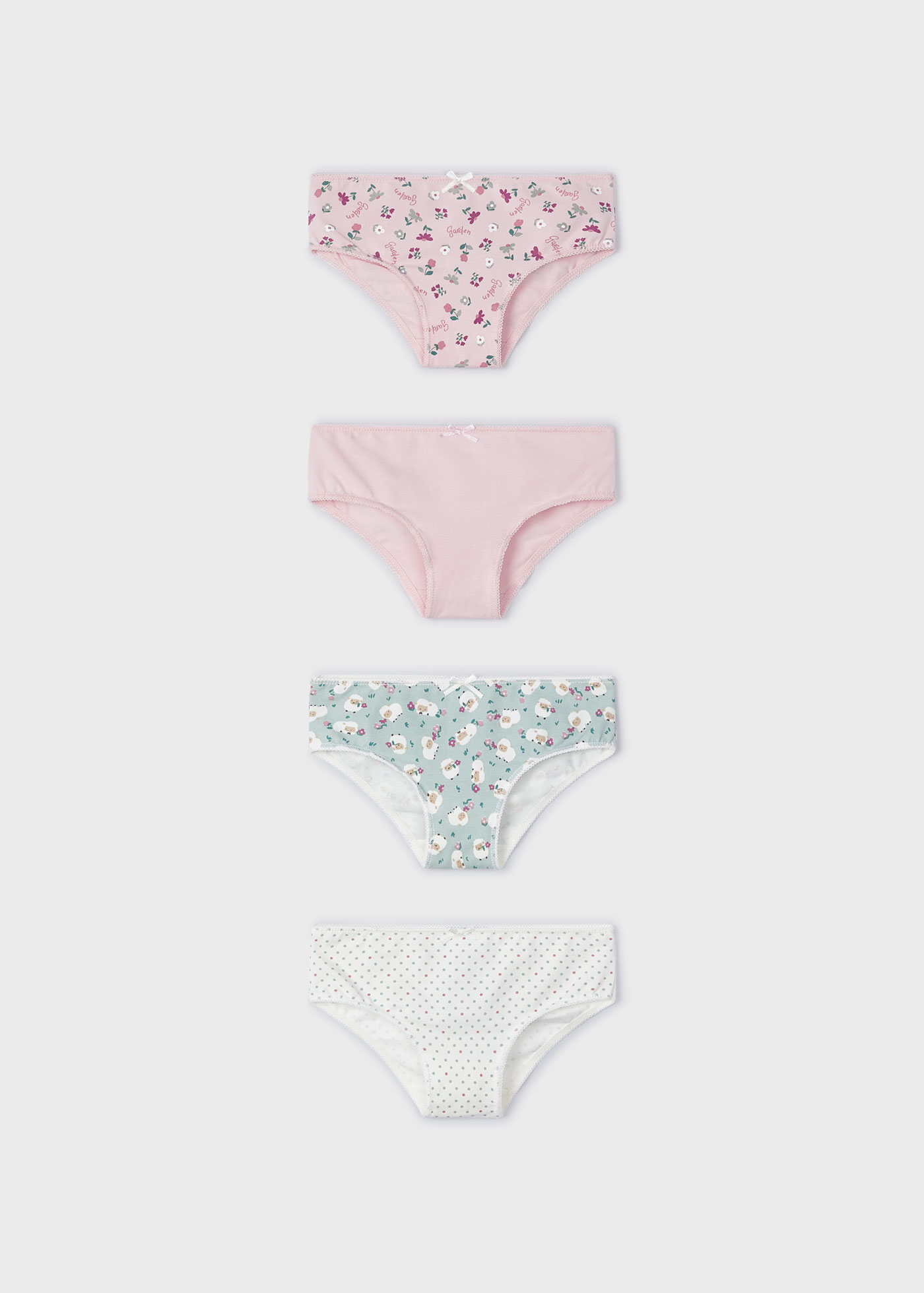 Girl Set of 4 Briefs