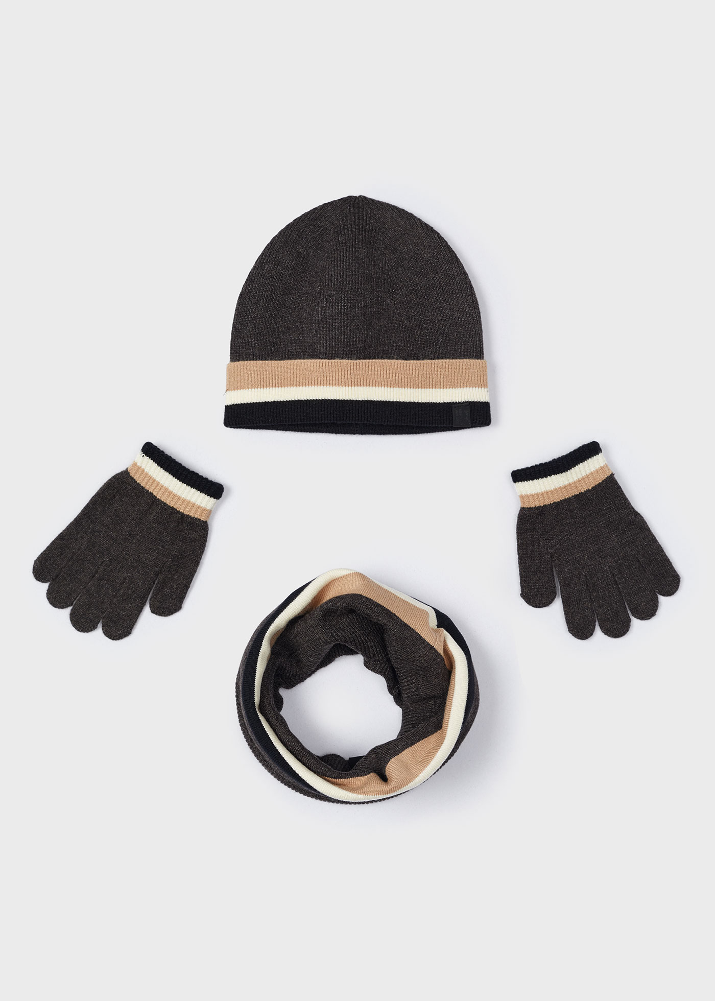 Conjunto 3 piezas con gorro niño
