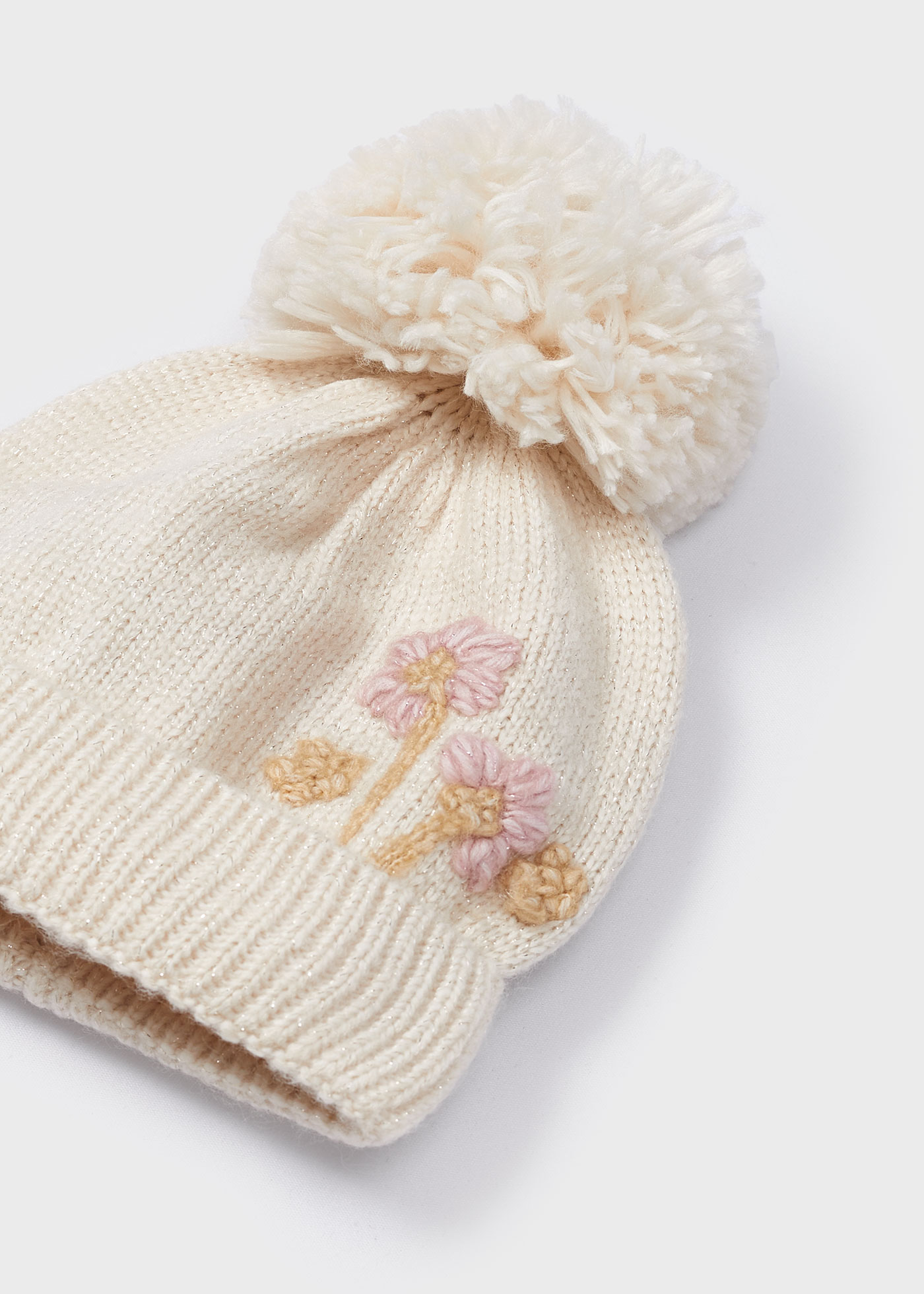 Set 3 pezzi sciarpa fiore bambina