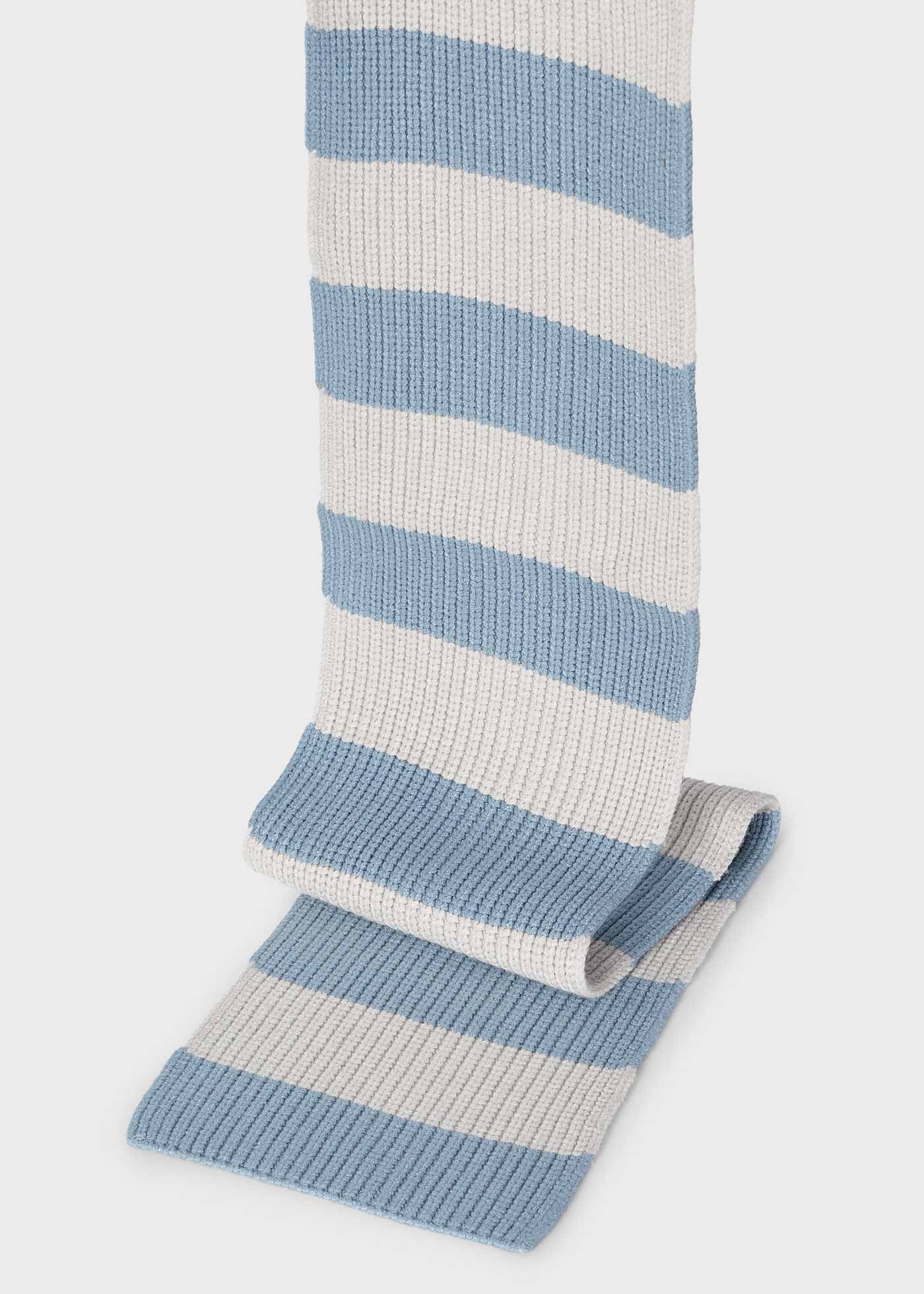 Boy Striped Hat and Scarf Set