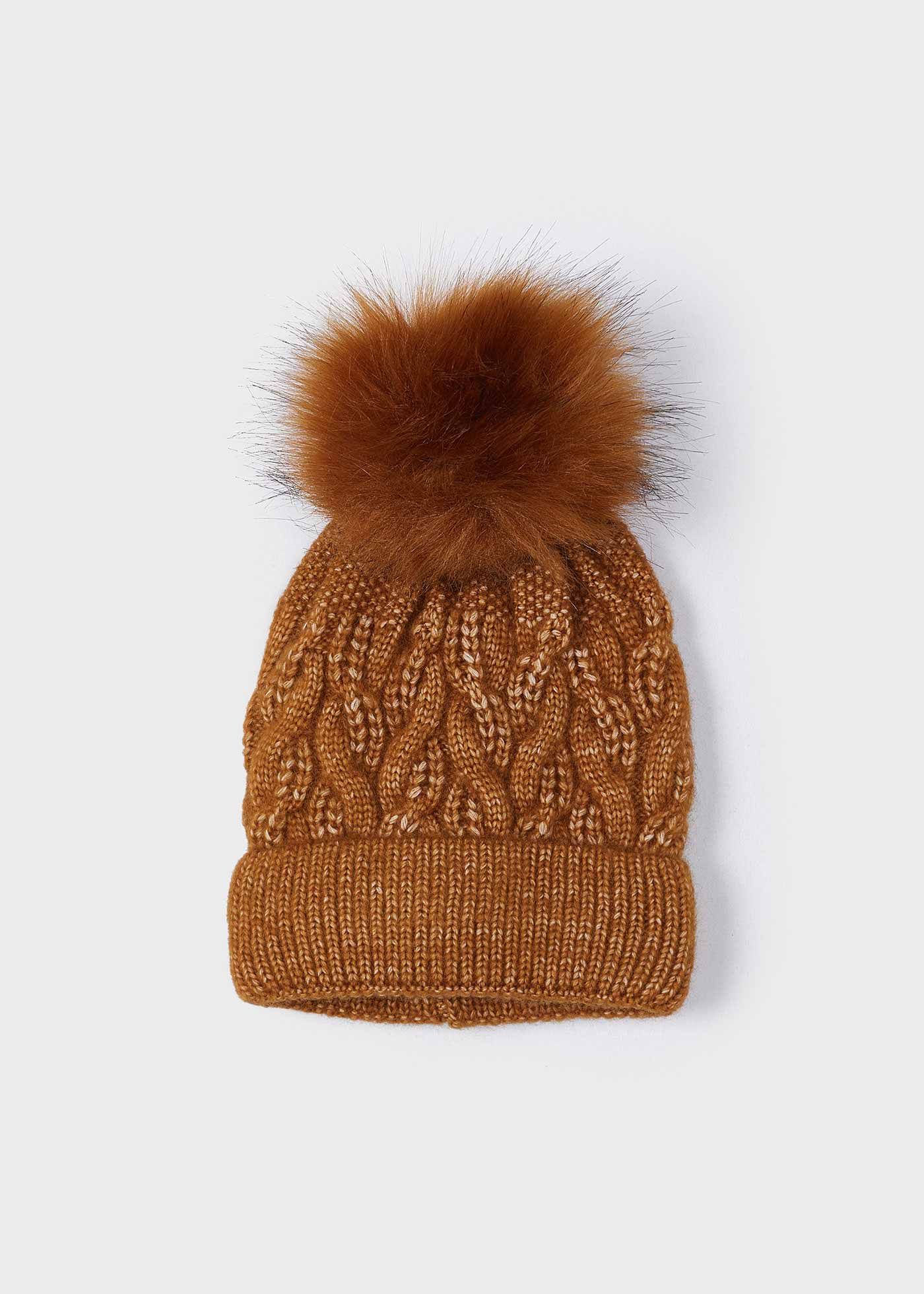 Gorro pompón niña