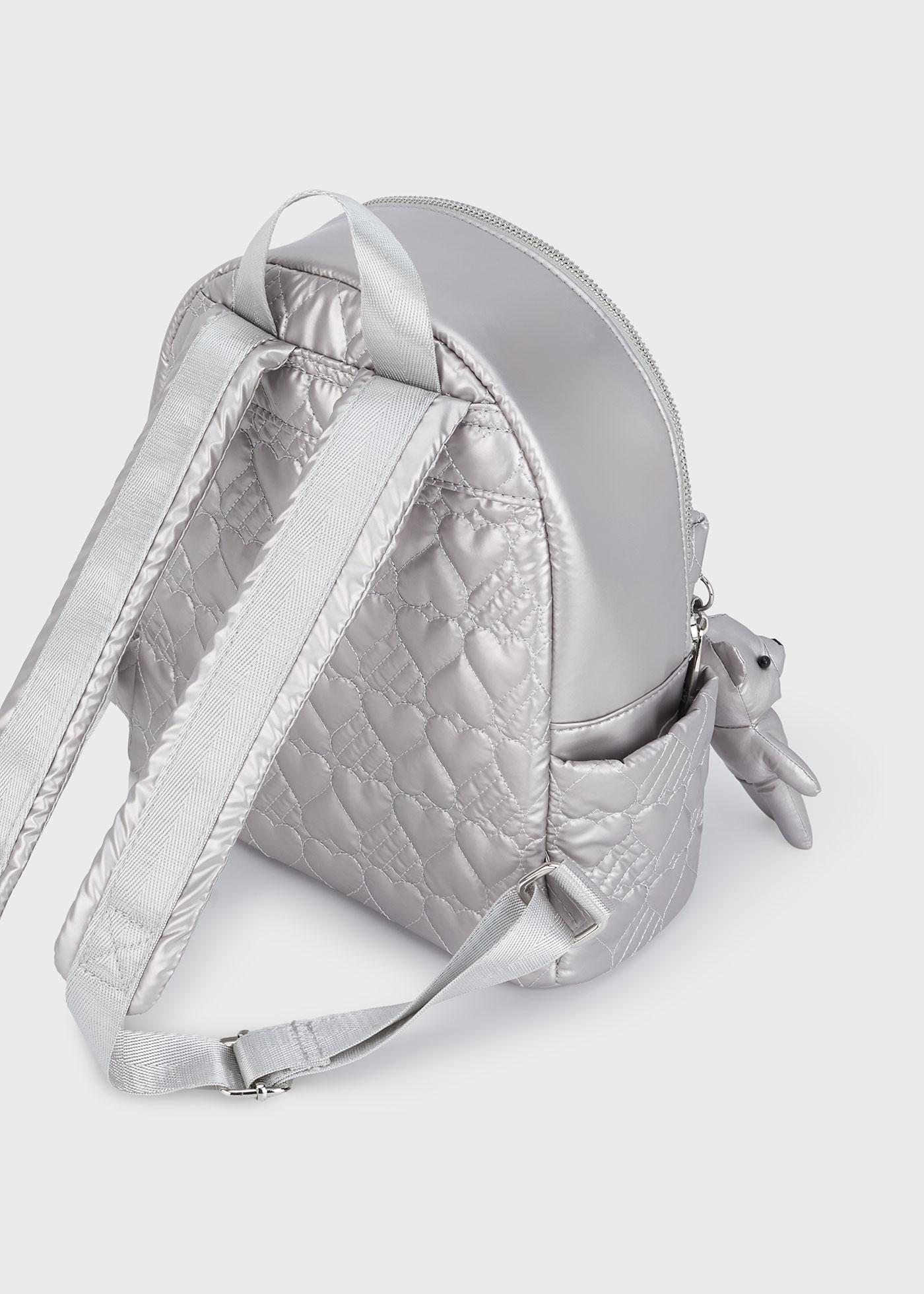 Girl Metallic Padded Backpack