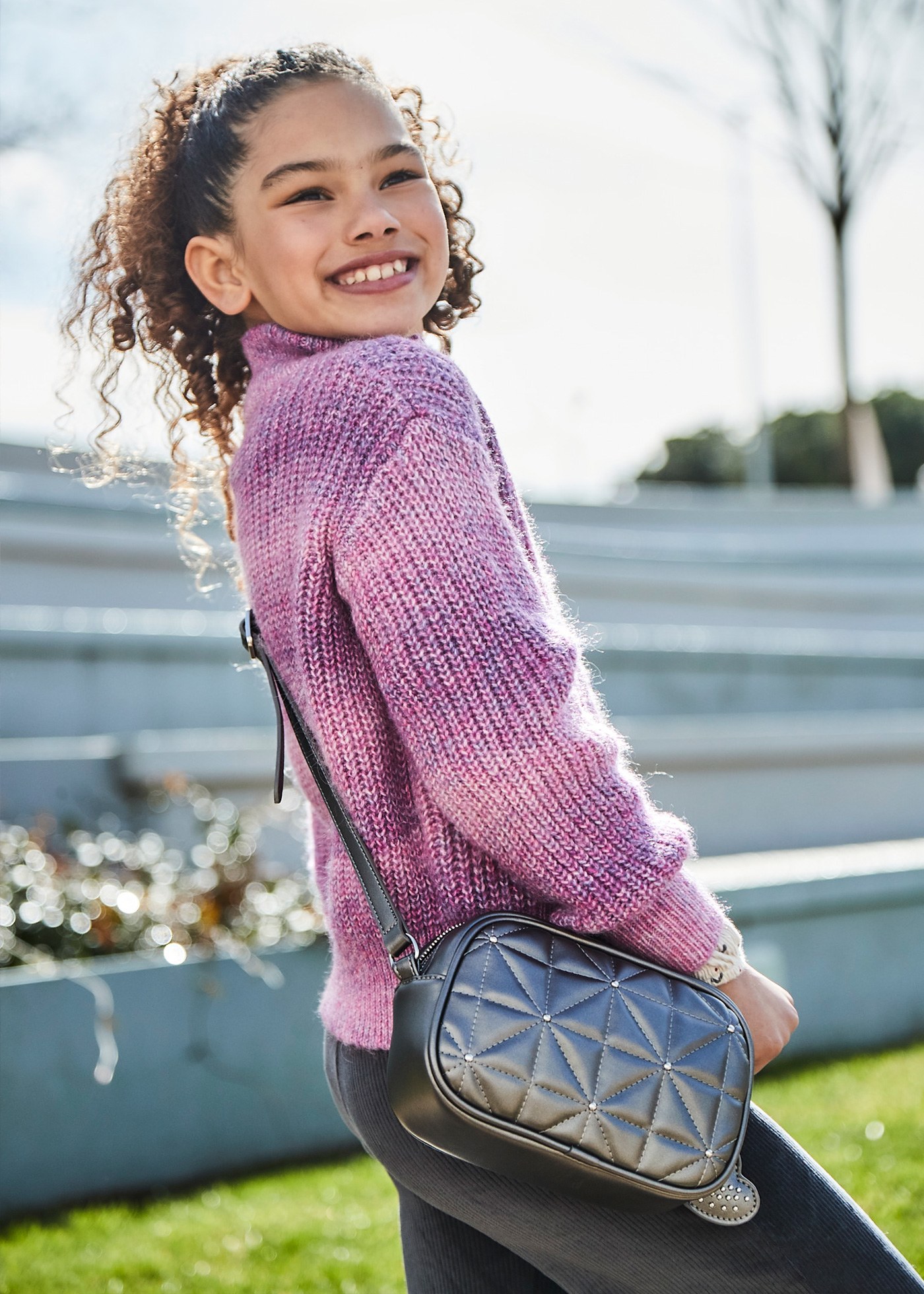 Quilted bag for girls