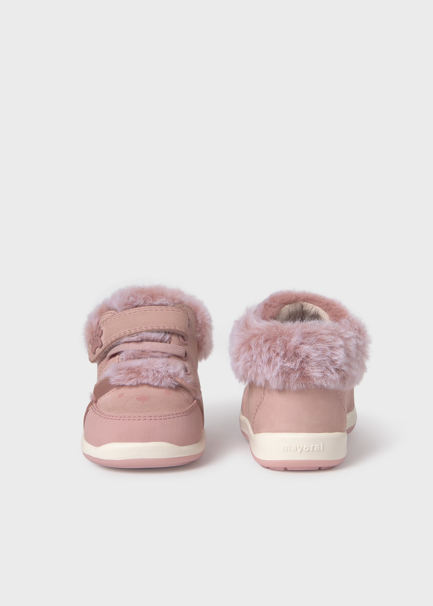 Baby Fur Detail Bear Boots