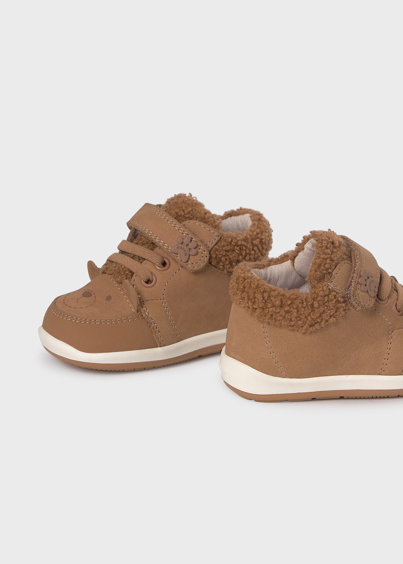 Baby Fur Detail Bear Boots