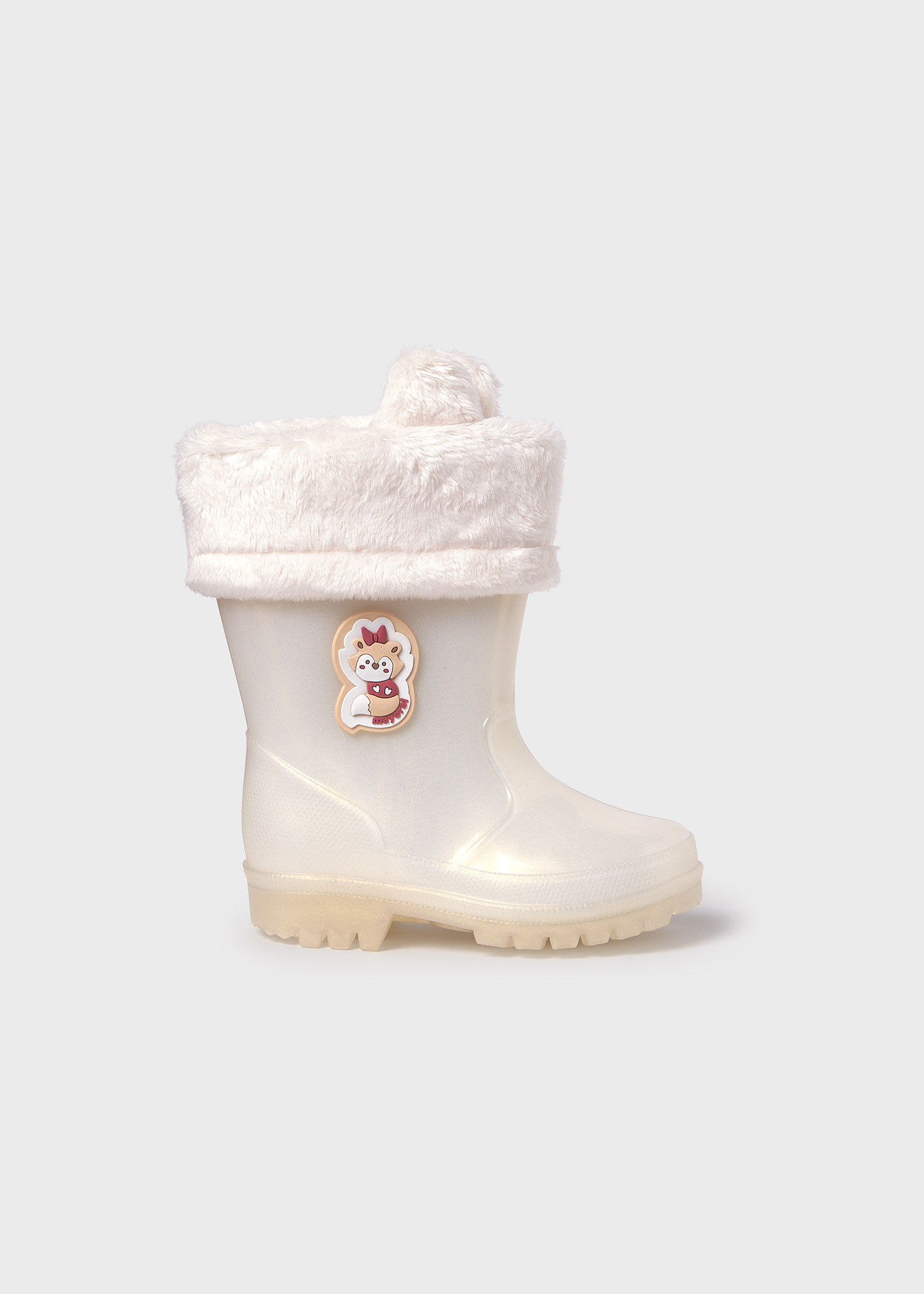 Baby Fur Lined Rain Boots