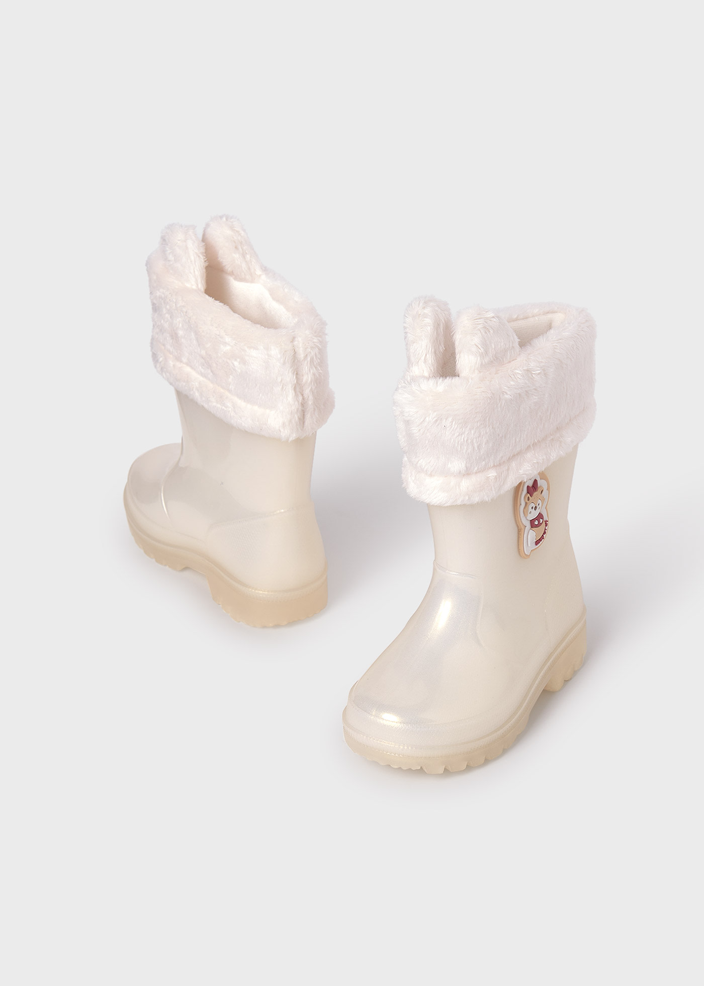 Baby Fur Lined Rain Boots