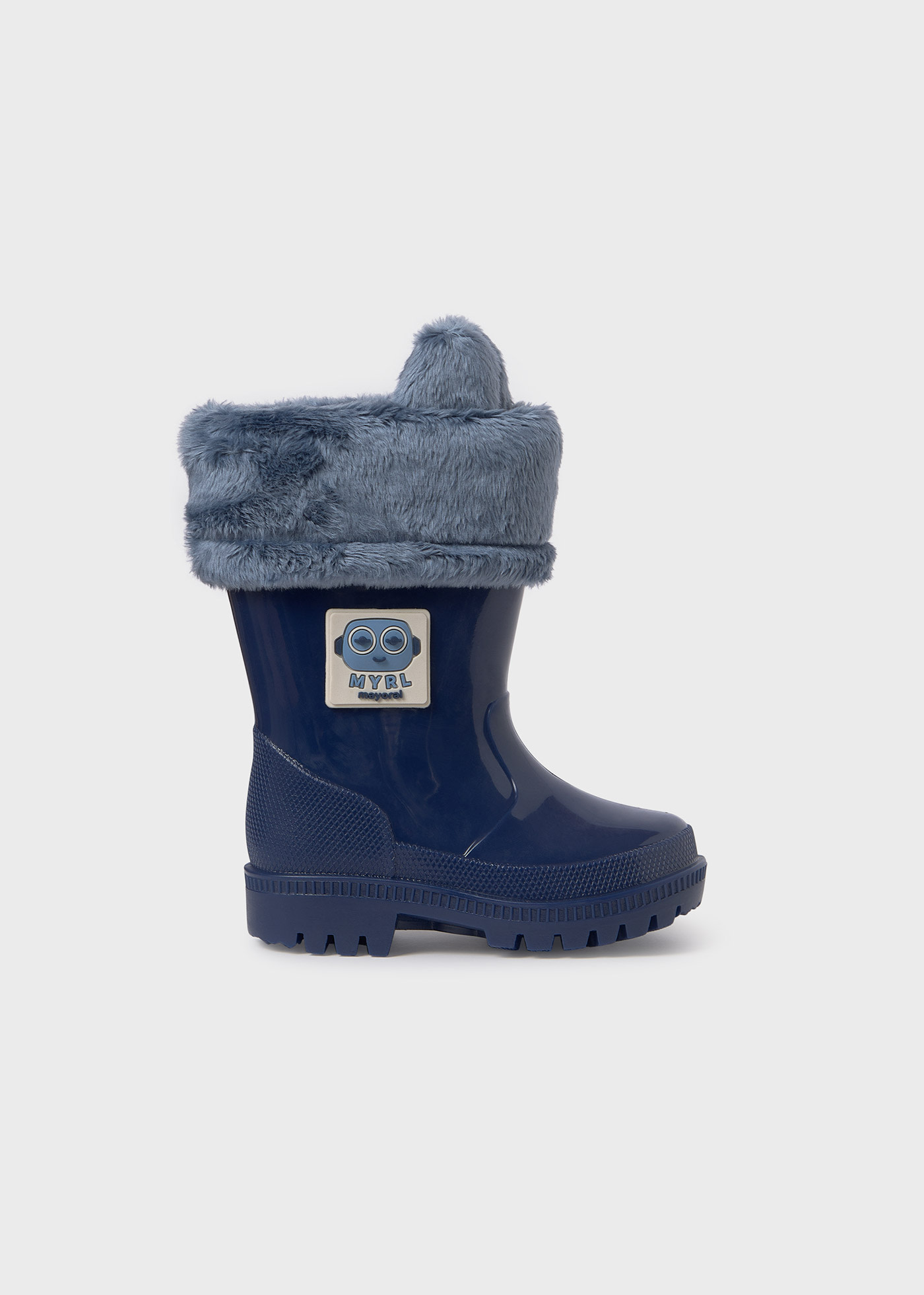 Baby Fur Lined Rain Boots