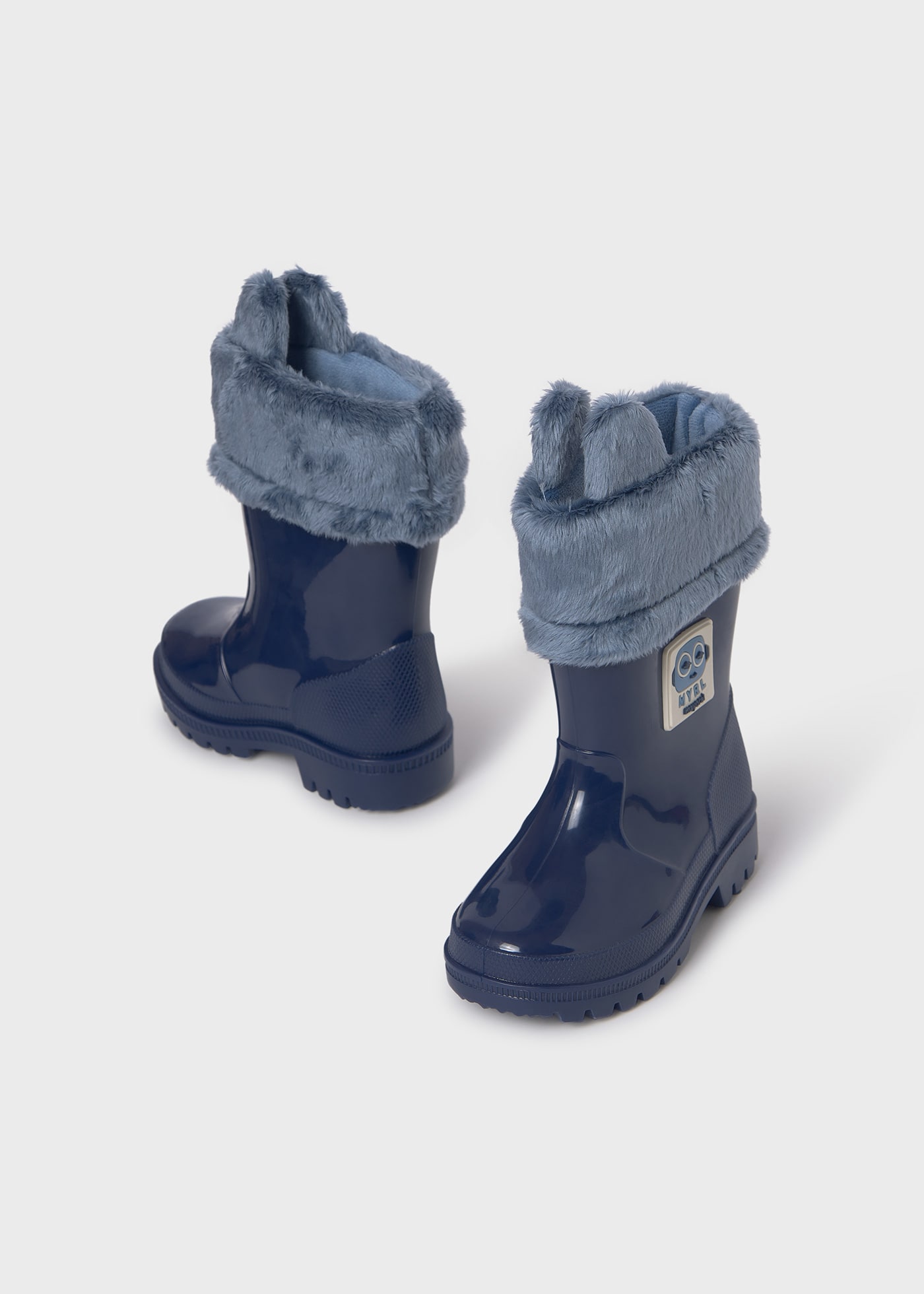 Baby Fur Lined Rain Boots