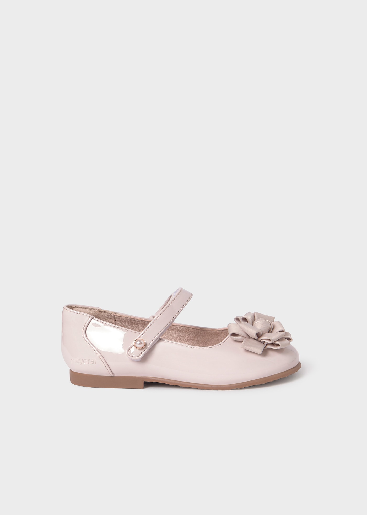 Girl Patent Leather Flower Mary Janes