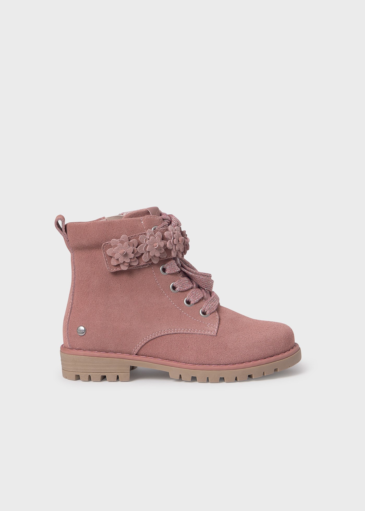 Bottines biker en daim fille