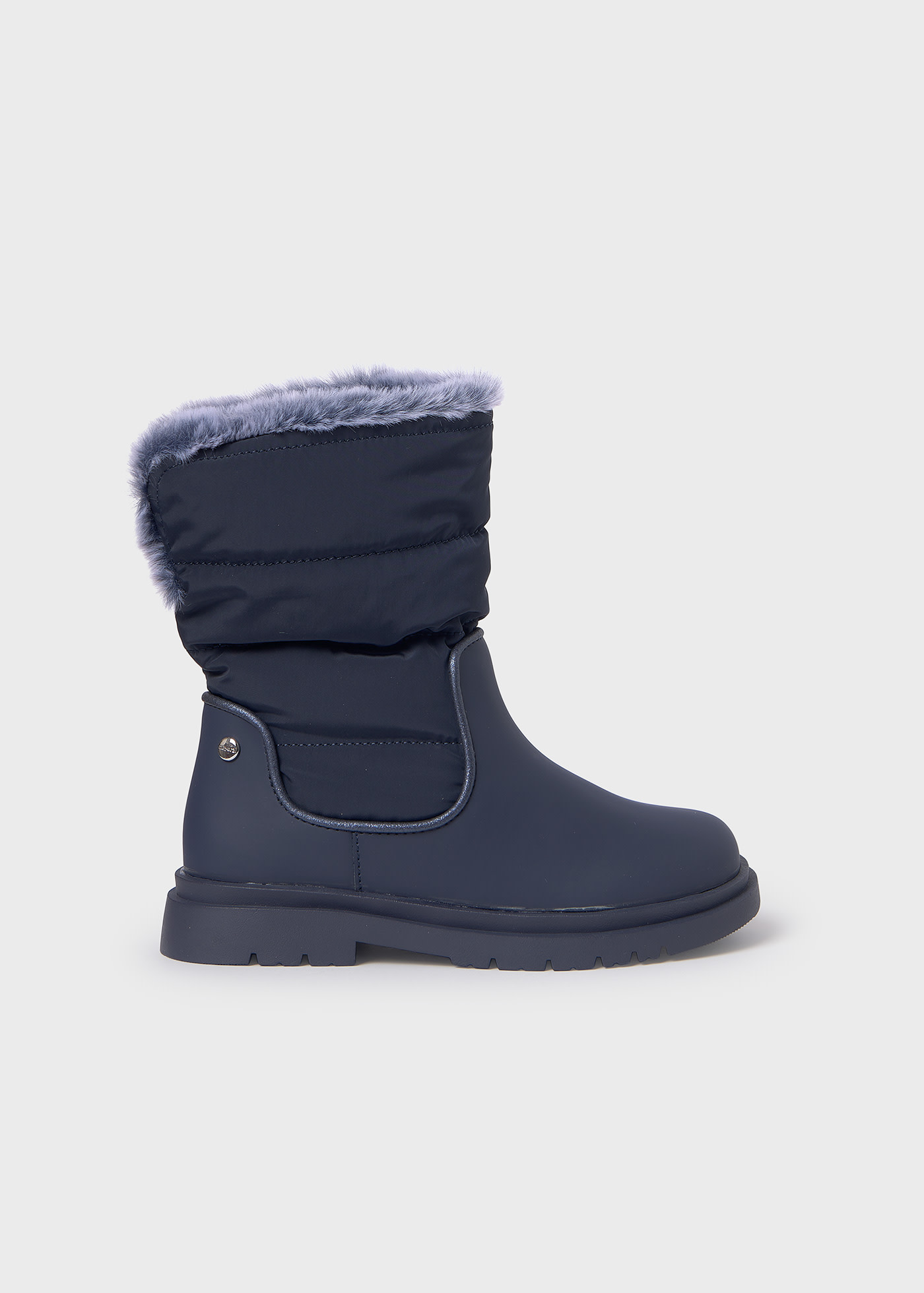 Girl Fur Lined Boots Navy blue Mayoral