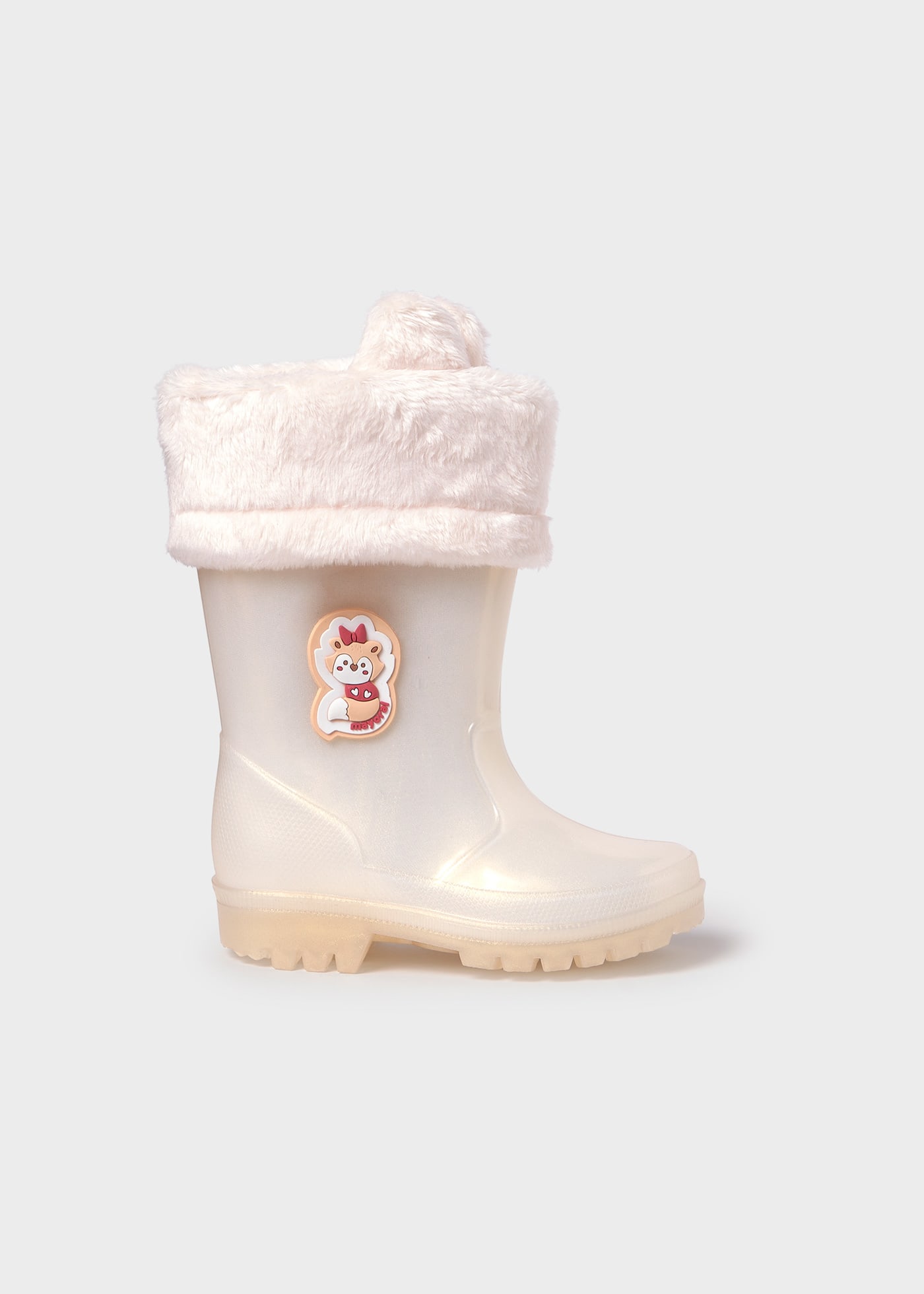 Unisex Fur Lined Rain Boots