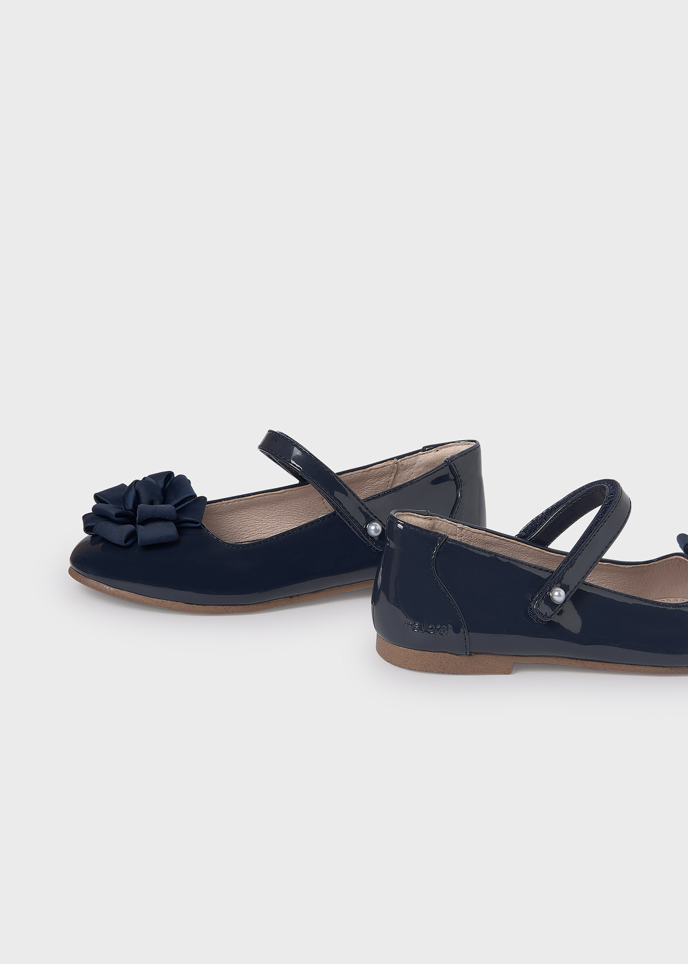 Ballerine vernice fiore bambina