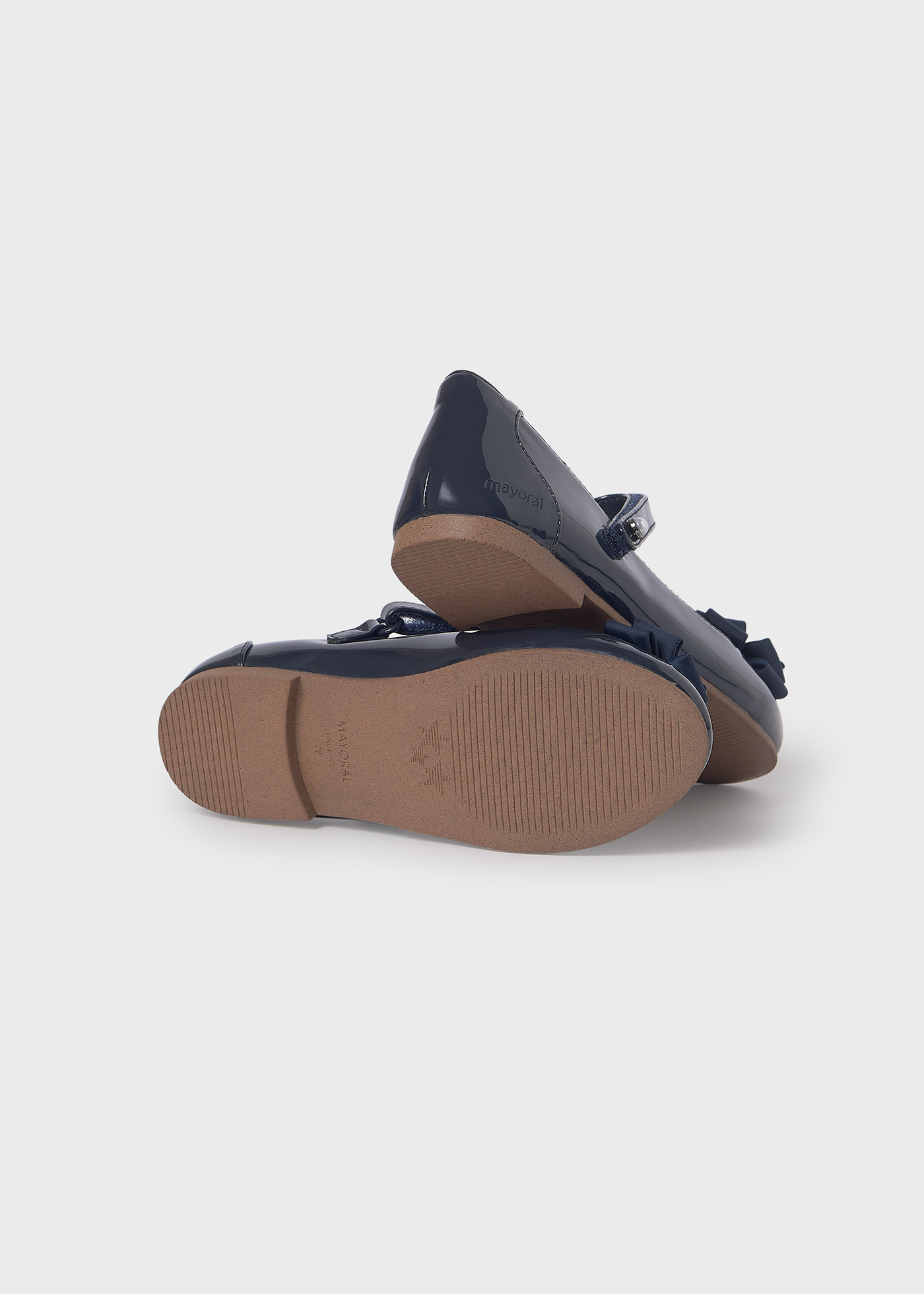 Ballerine vernice fiore bambina
