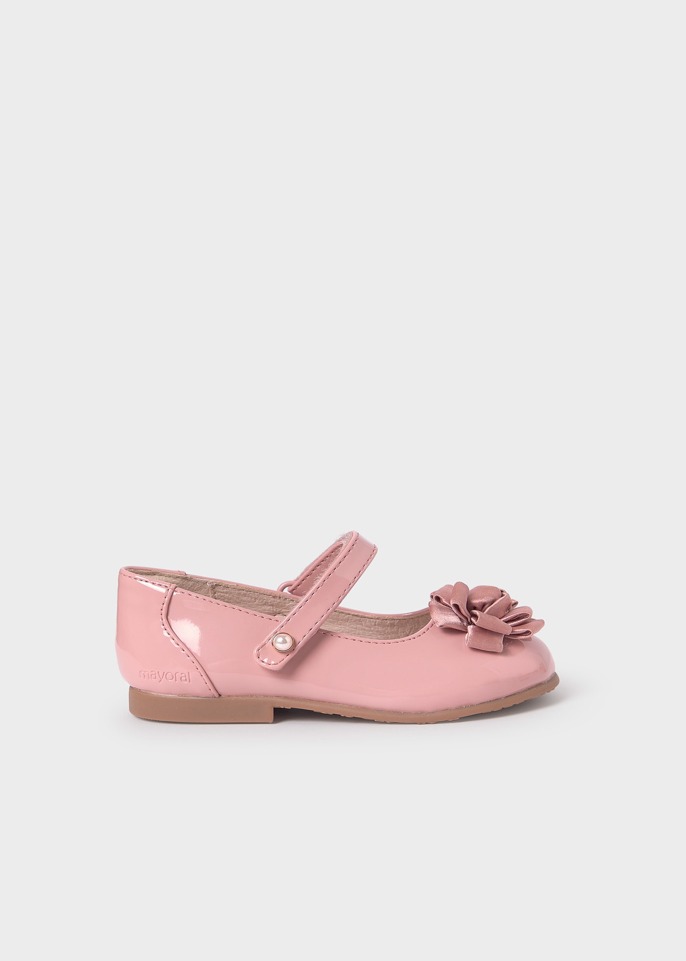 Girl Patent Leather Flower Mary Janes