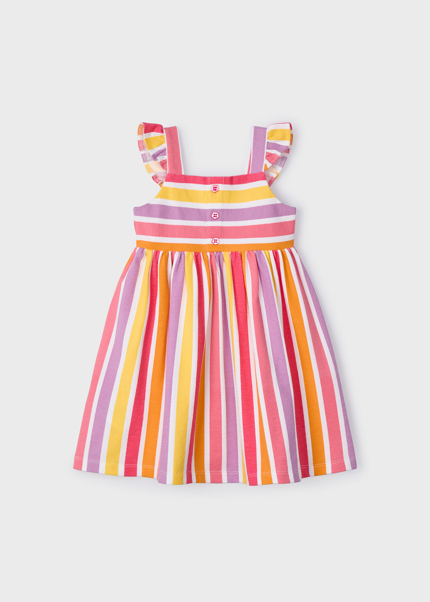 Vestido riscas menina