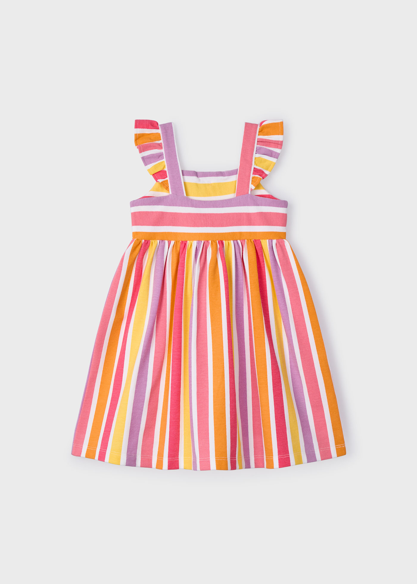 Vestido riscas menina