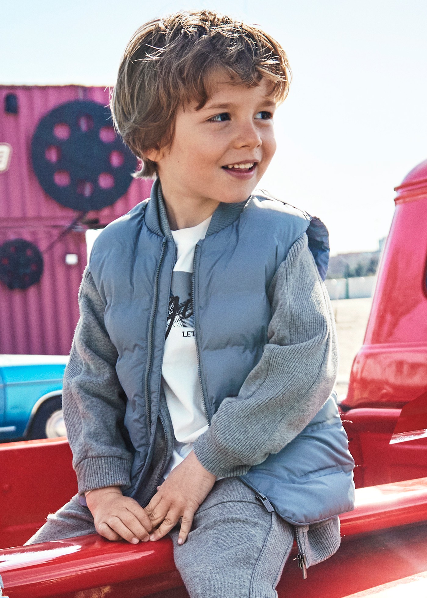 Boy Lightweight Quilted Vest