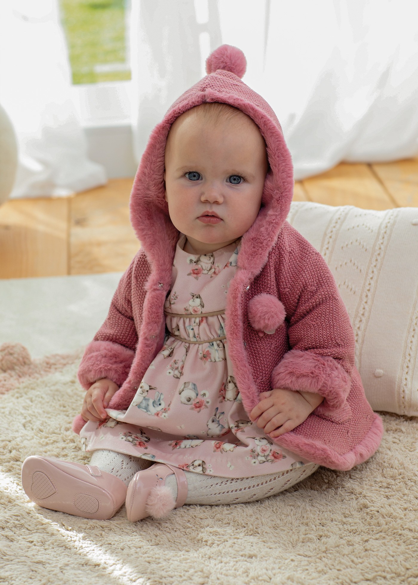 Newborn Tricot Fur Jacket