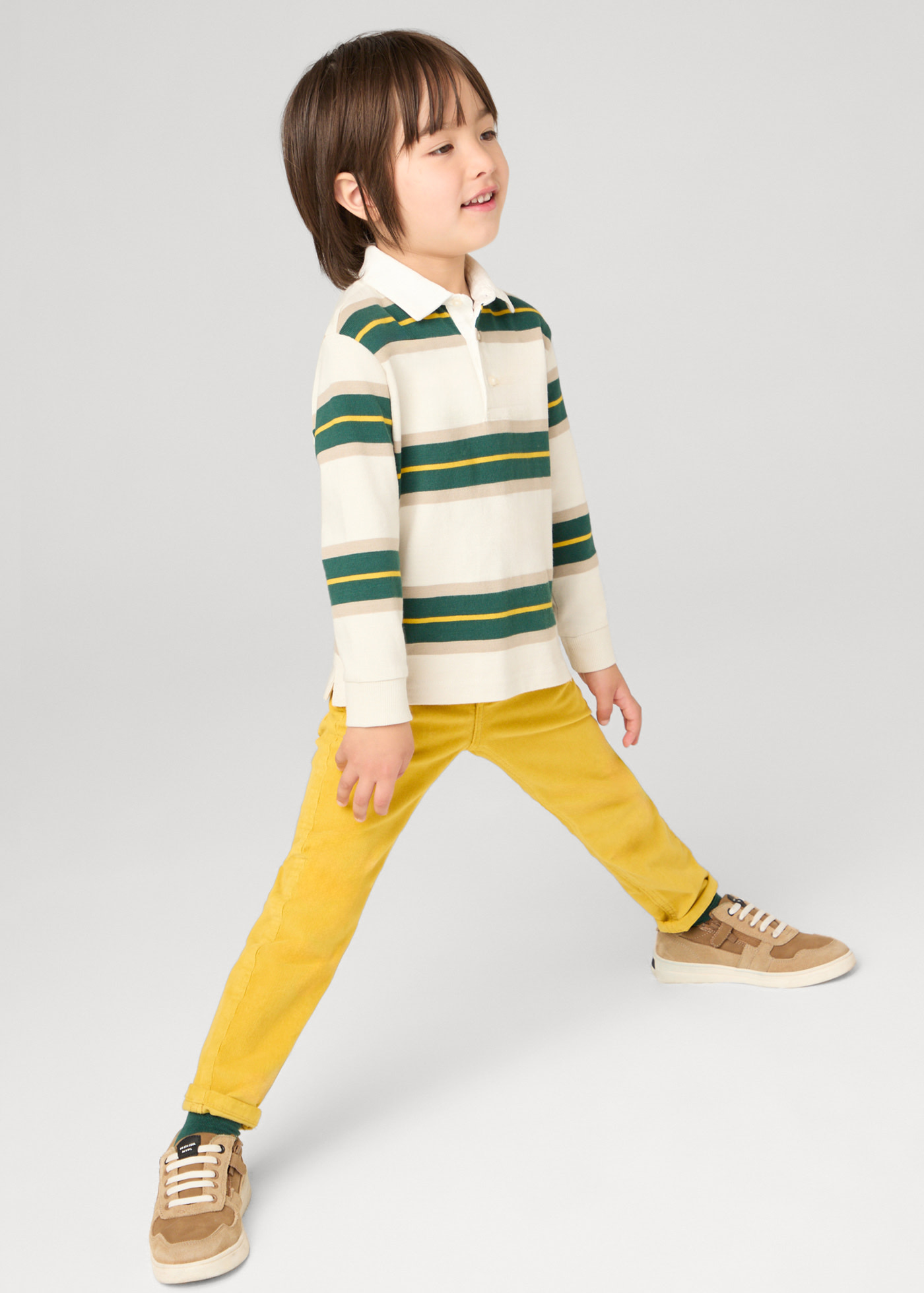 Boy Fitted Corduroy Trousers