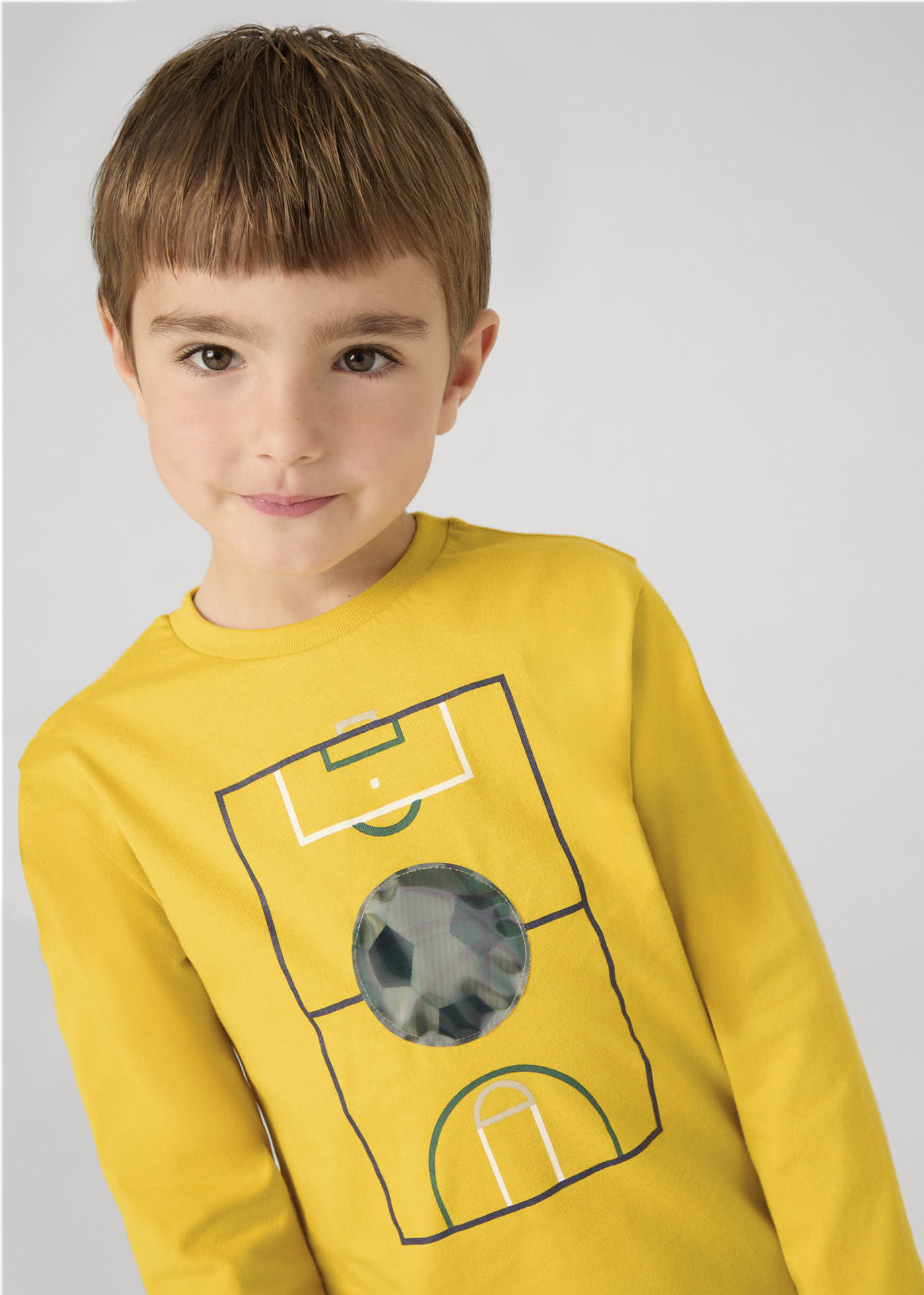 Boy Football Print T-Shirt