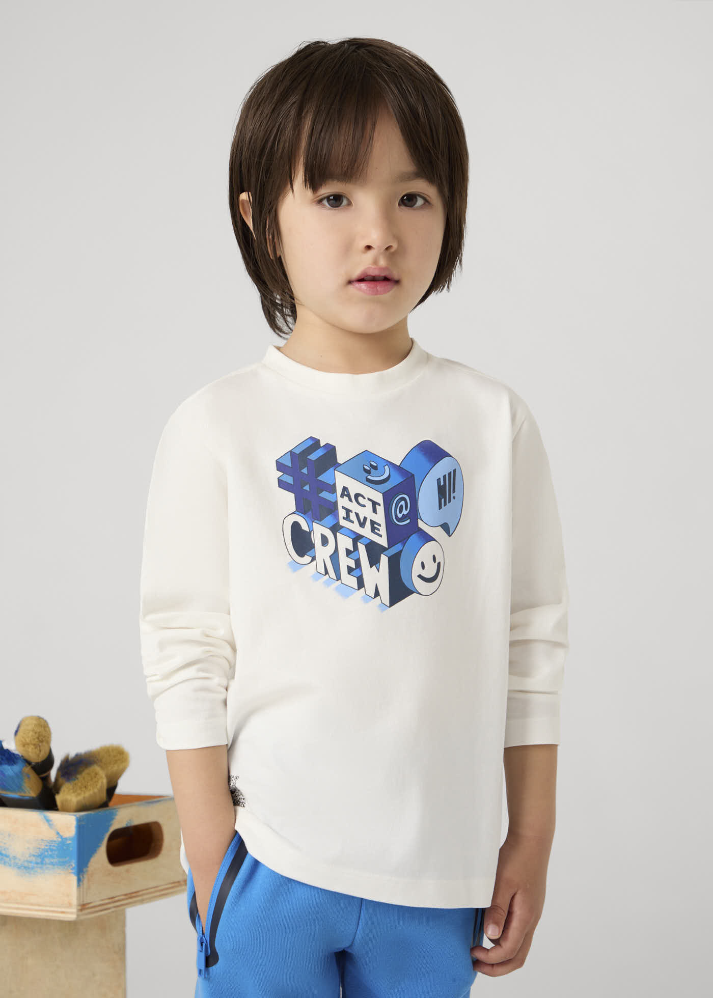 T-shirt game QR code for boys