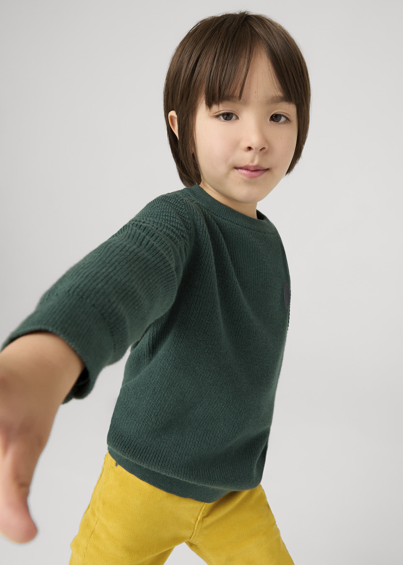 Boy Combined Knit Jumper