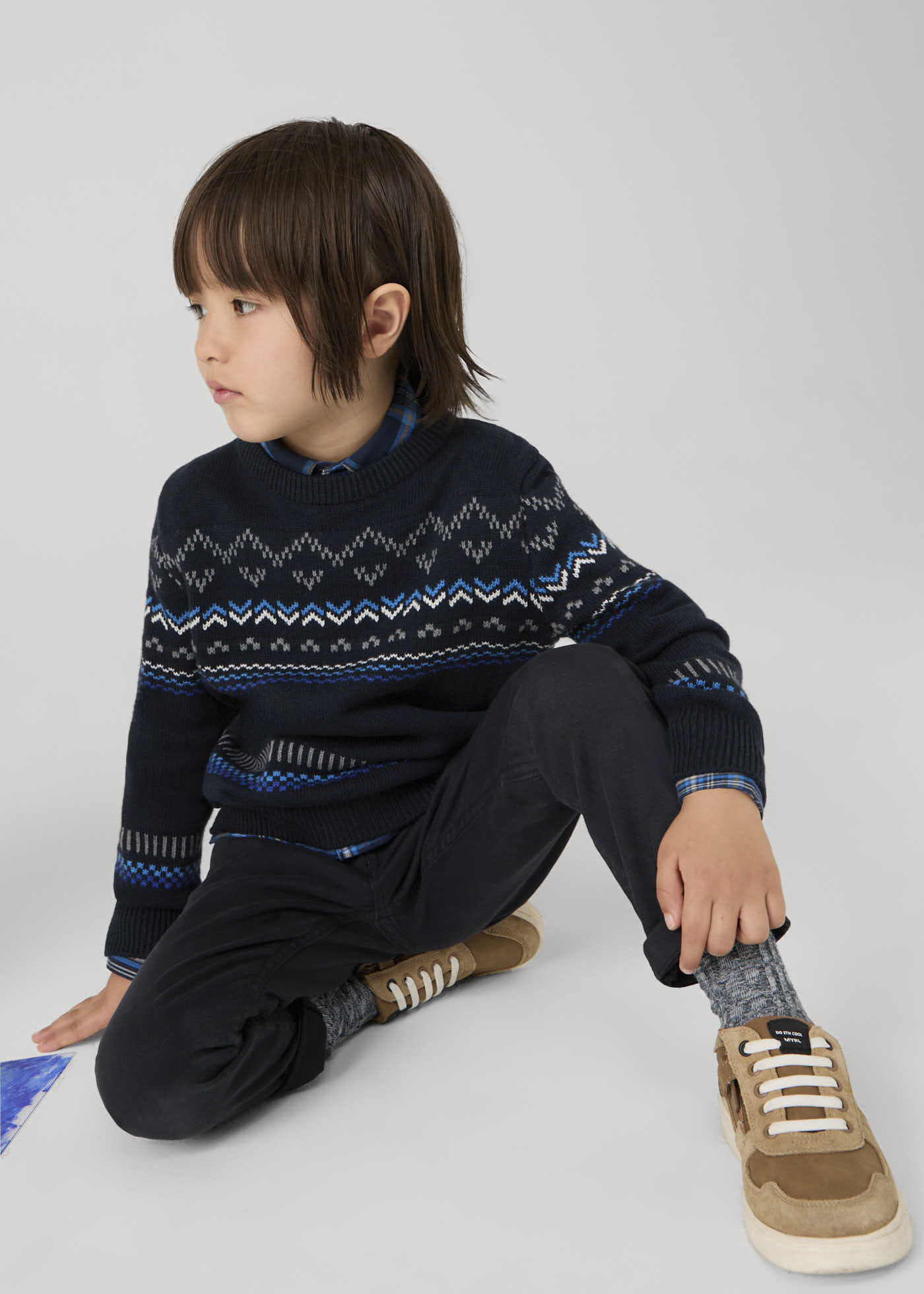 Boy Jacquard Sweater