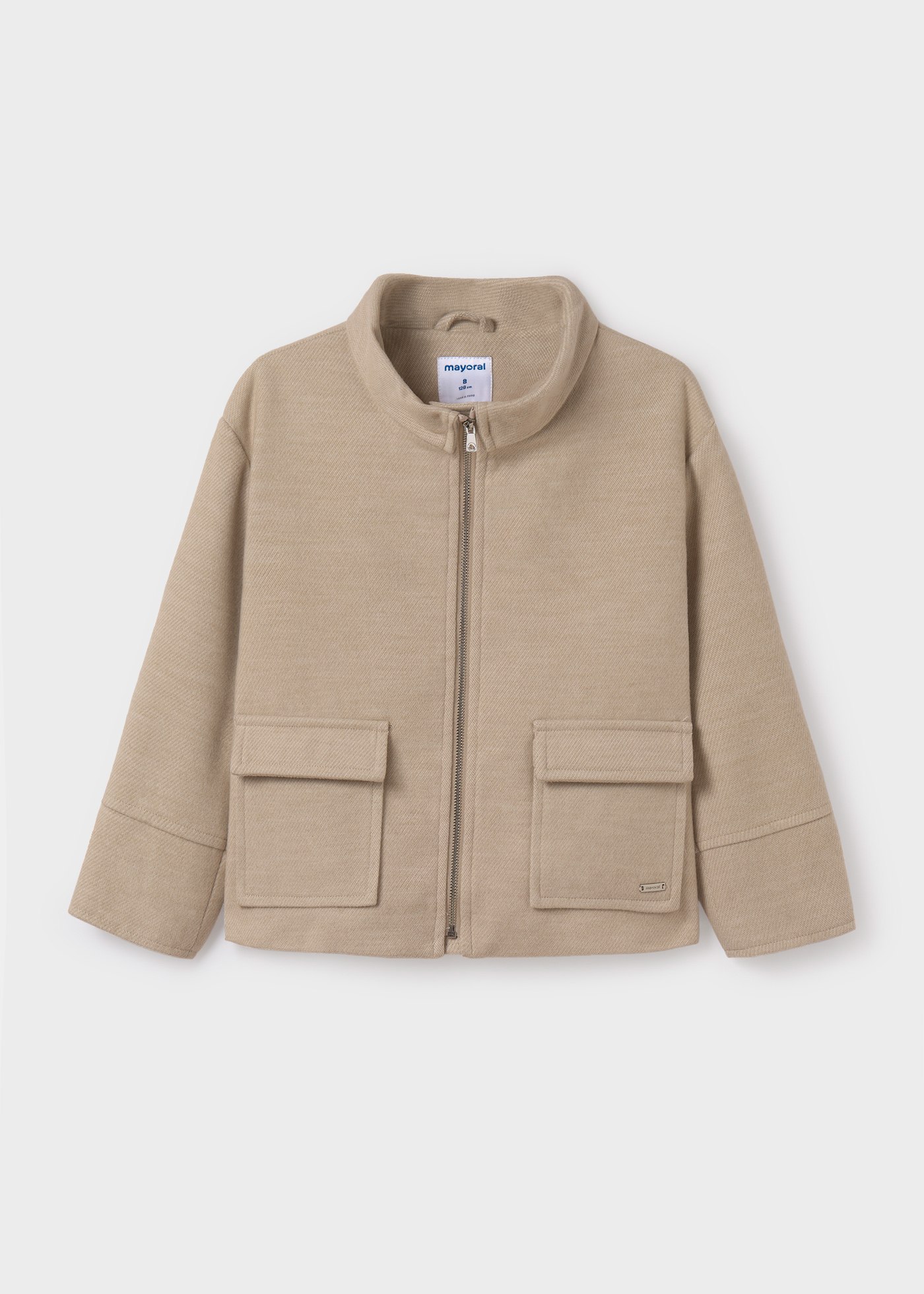 Manteau zippé fille