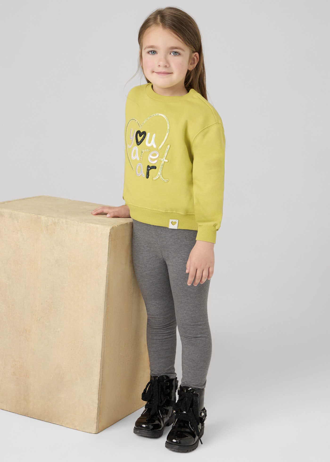 Legginsy dziewczęce basic