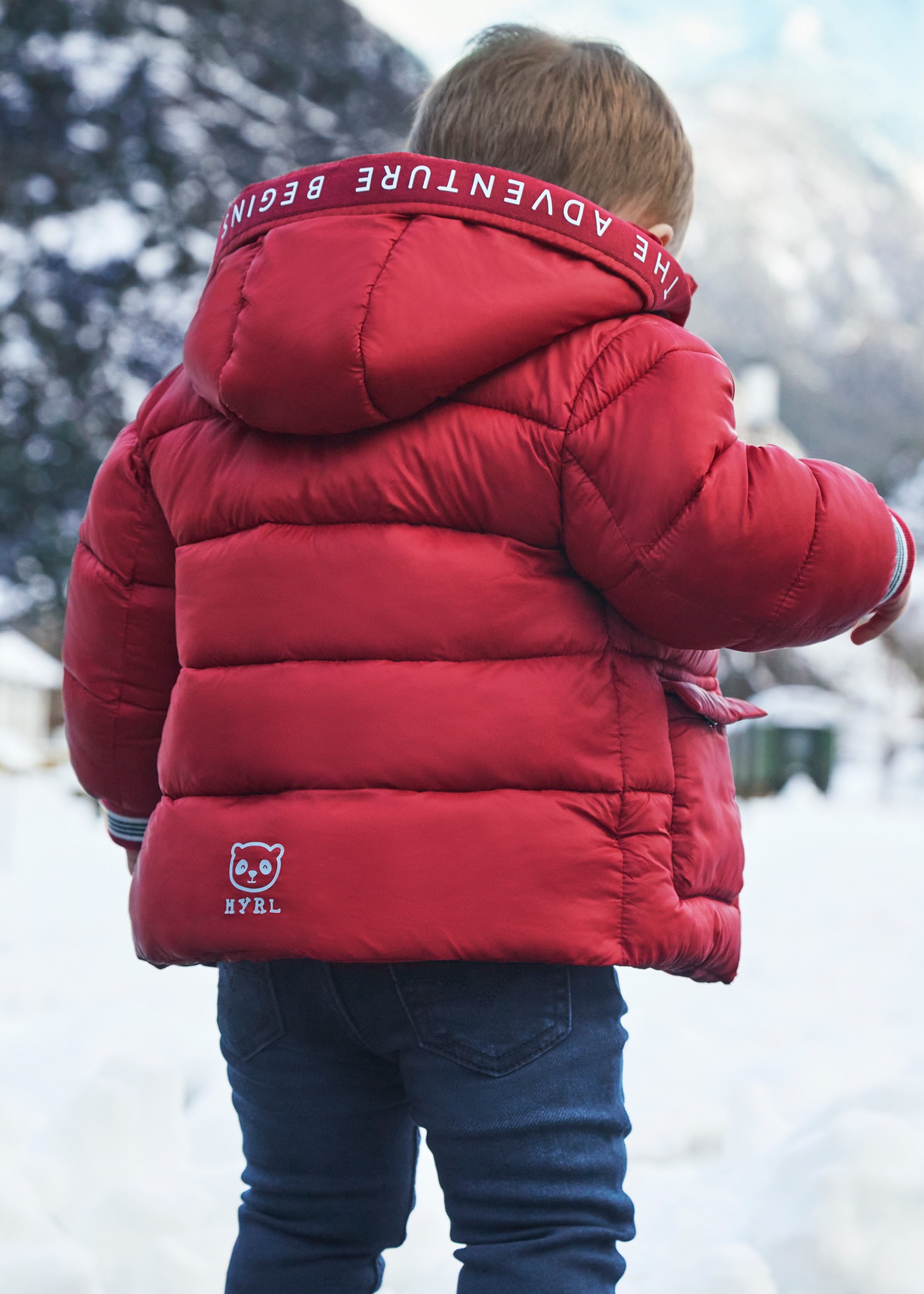 Winterjacke gesteppt Details Baby