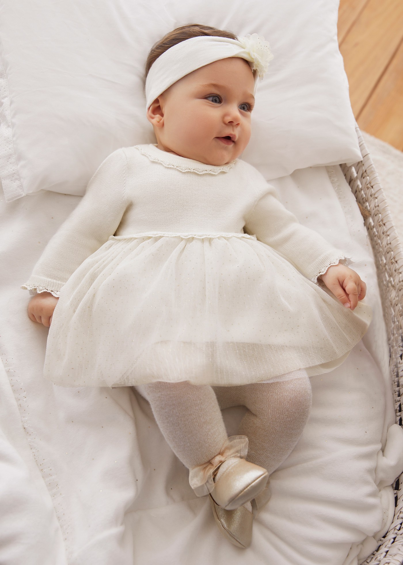 Newborn white dress on sale