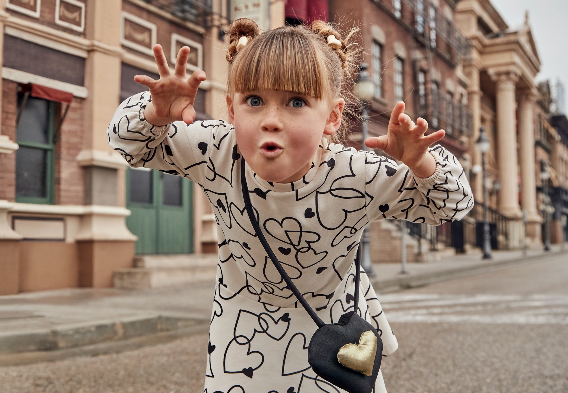 Girl Dress with Bag